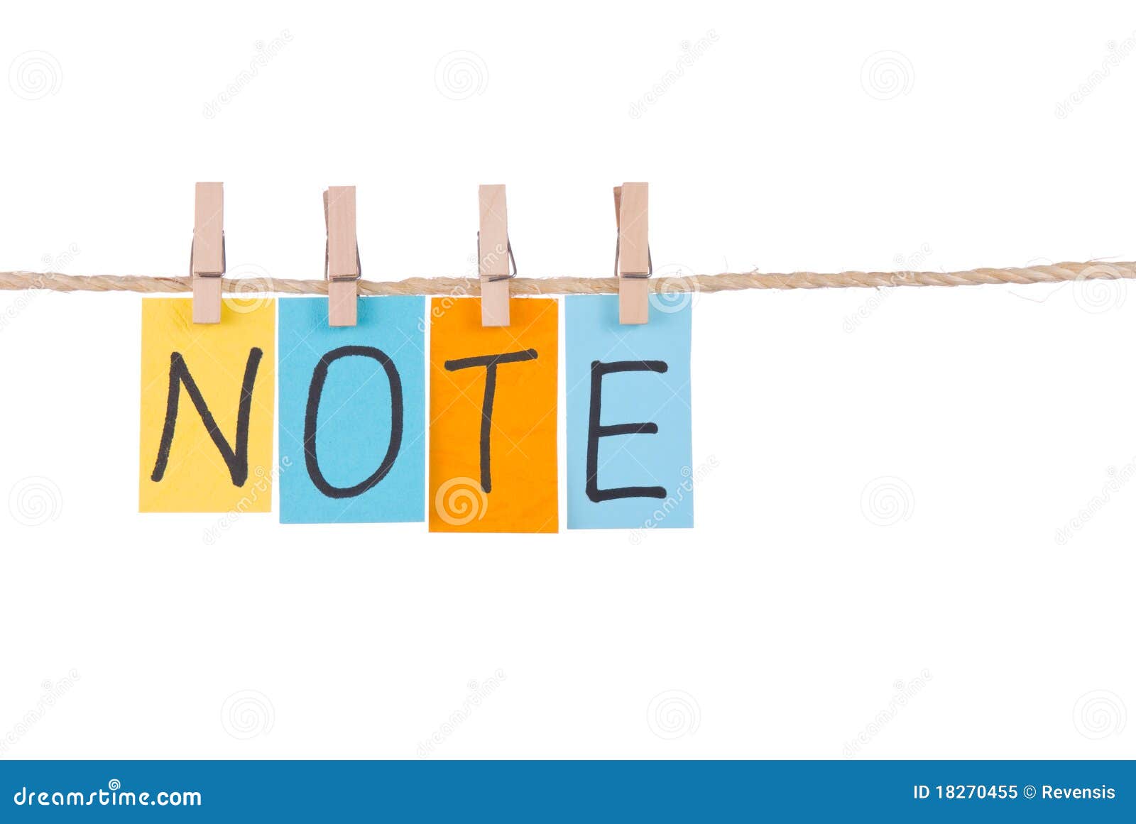 Note, Colorful Words Hang on Rope Stock Image Image of colorful, flax