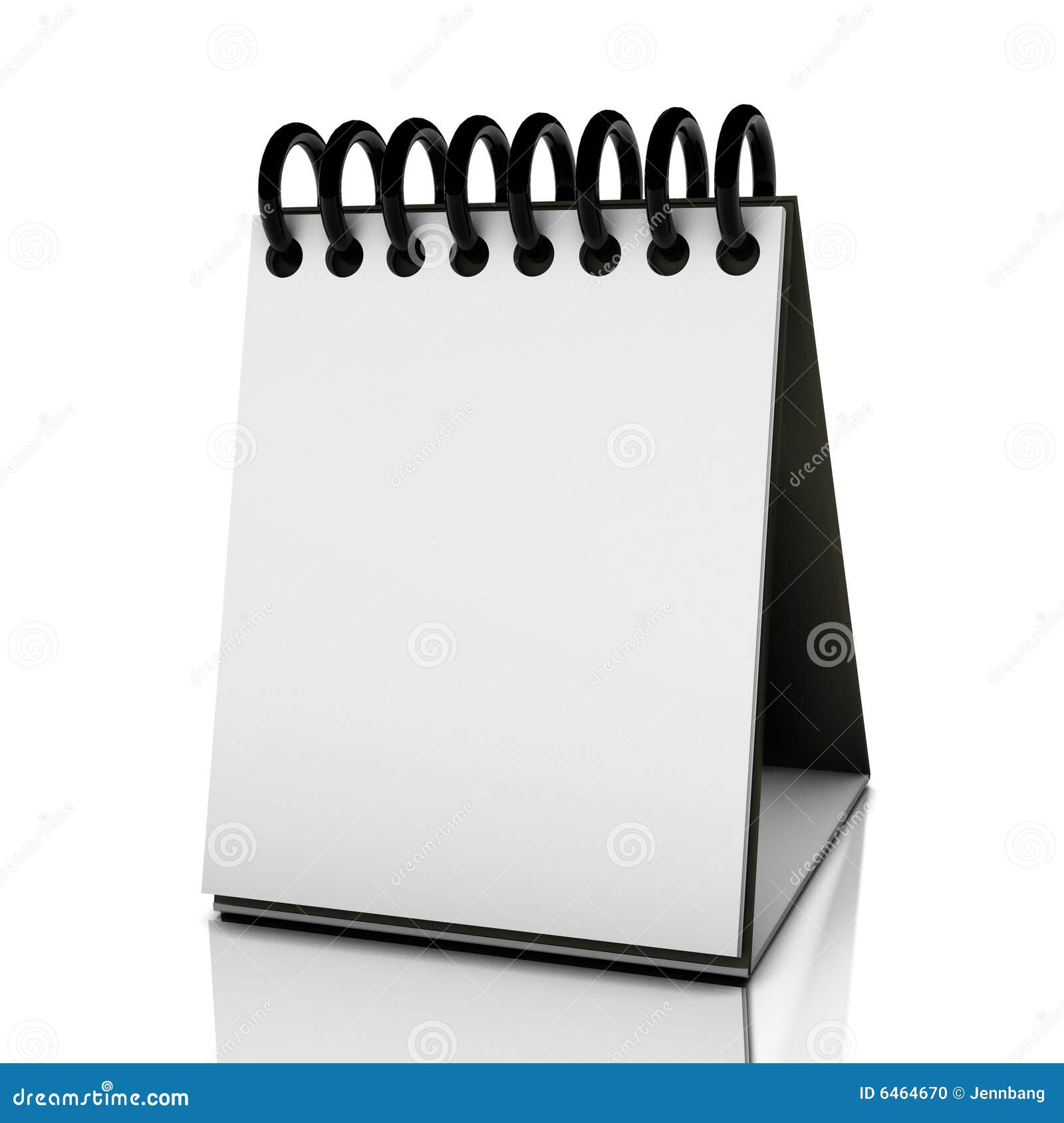 Note pad stand stock illustration. Illustration of creative 6464670