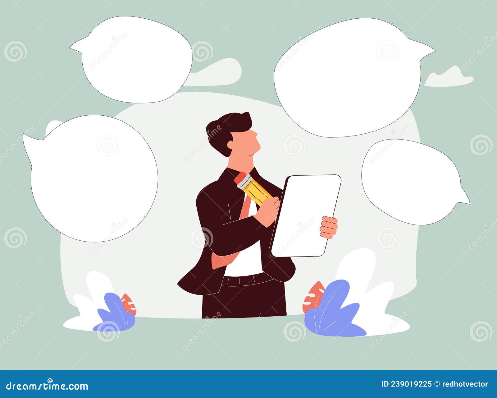 note taking or minutes of meeting, conclusion or summary, education lecture or write important information concept