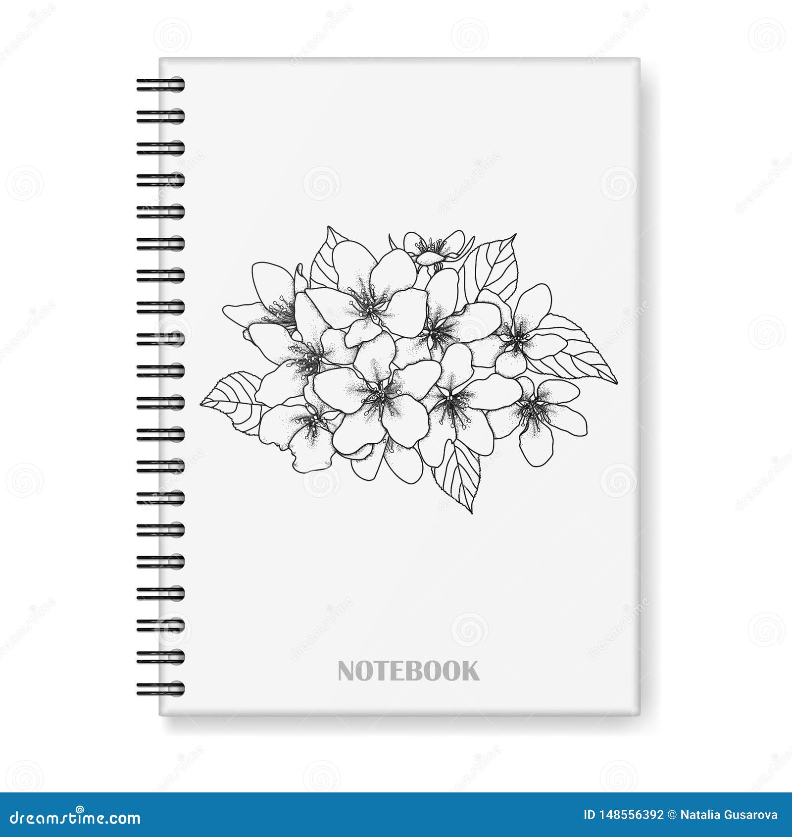 Notebook Cover Design Black And White With Hand Drawn Apple Flowers Stock Illustration Illustration Of Layout Notepad Notebook Cover Design Black And White With Hand Drawn Apple Flowers Stock Illustration Illustration Of Layout Notepad