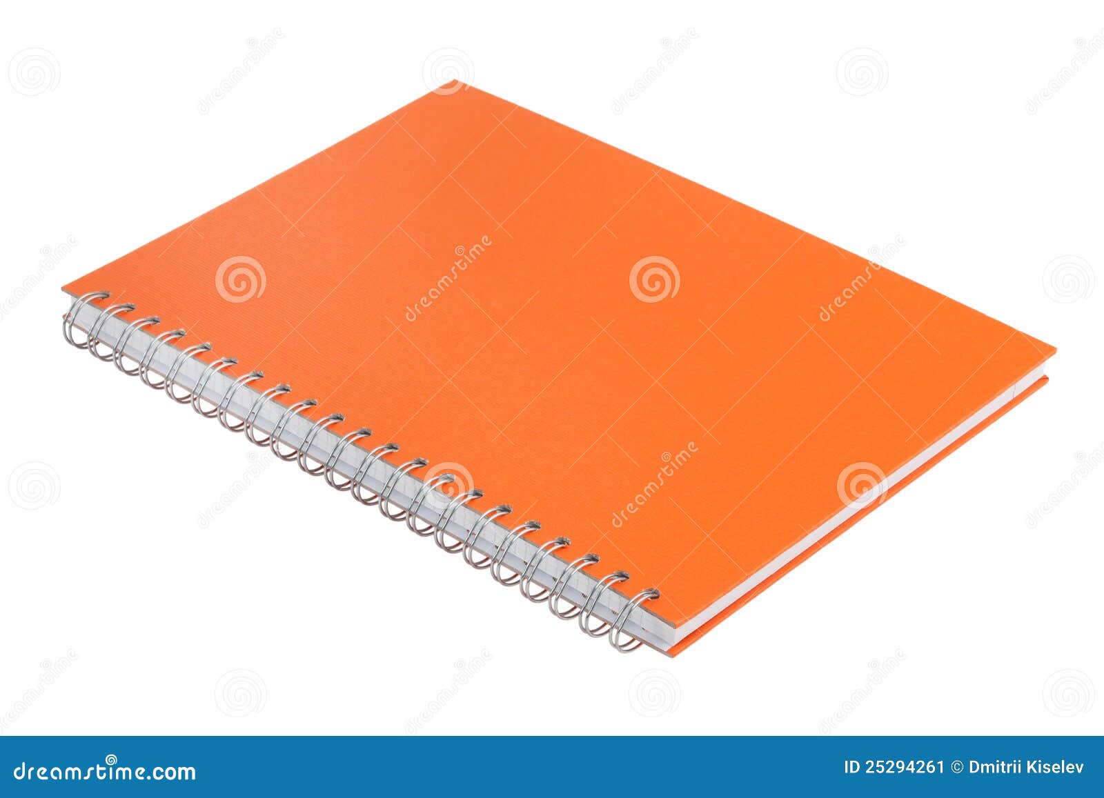 notebook orange cover 25294261