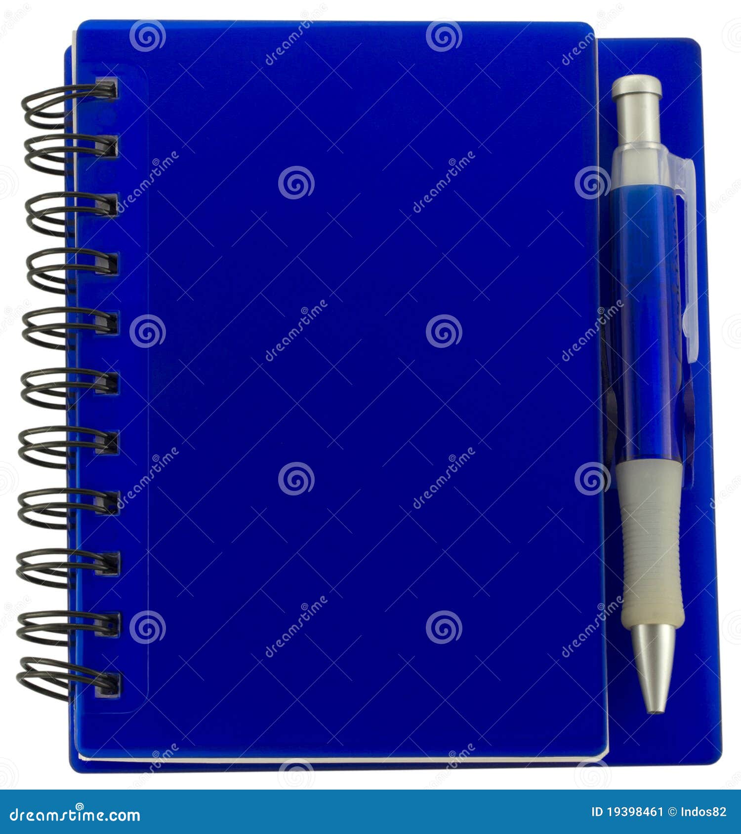 notebook with pen