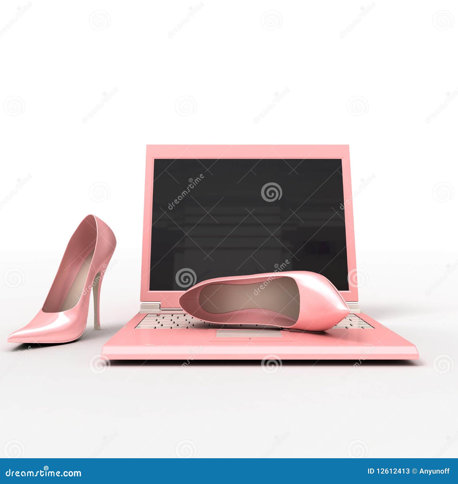 notebook and stiletto
