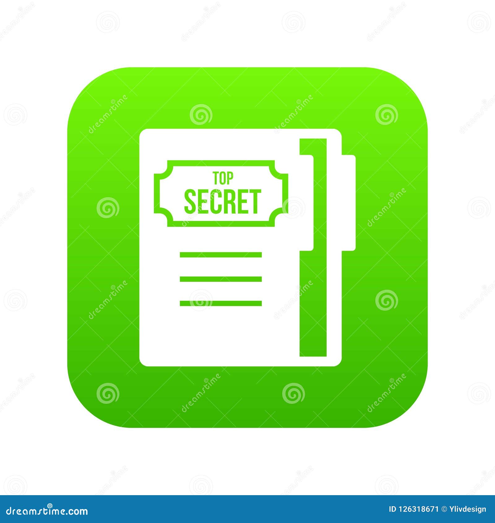 Notepad icon digital green stock vector. Illustration of notepaper