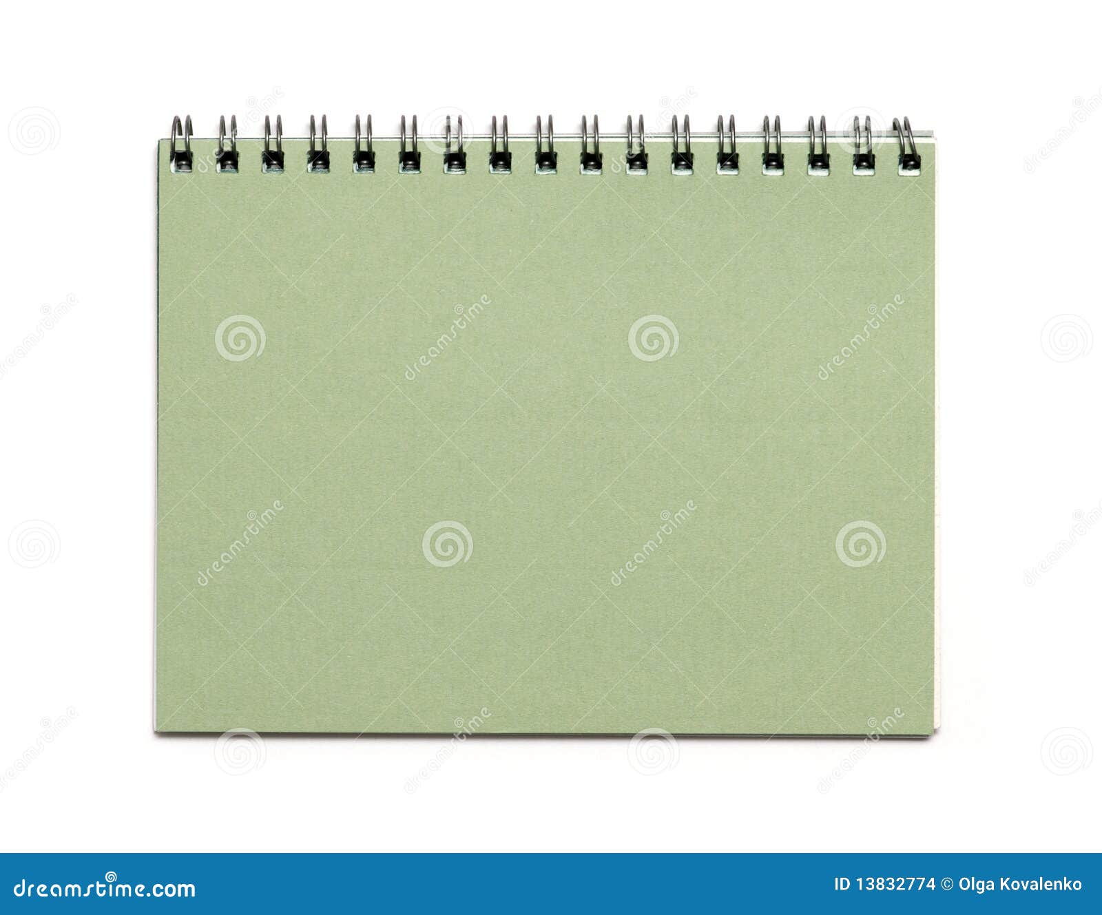Notepad Isolated On The White Background Stock Photo Image of shadow