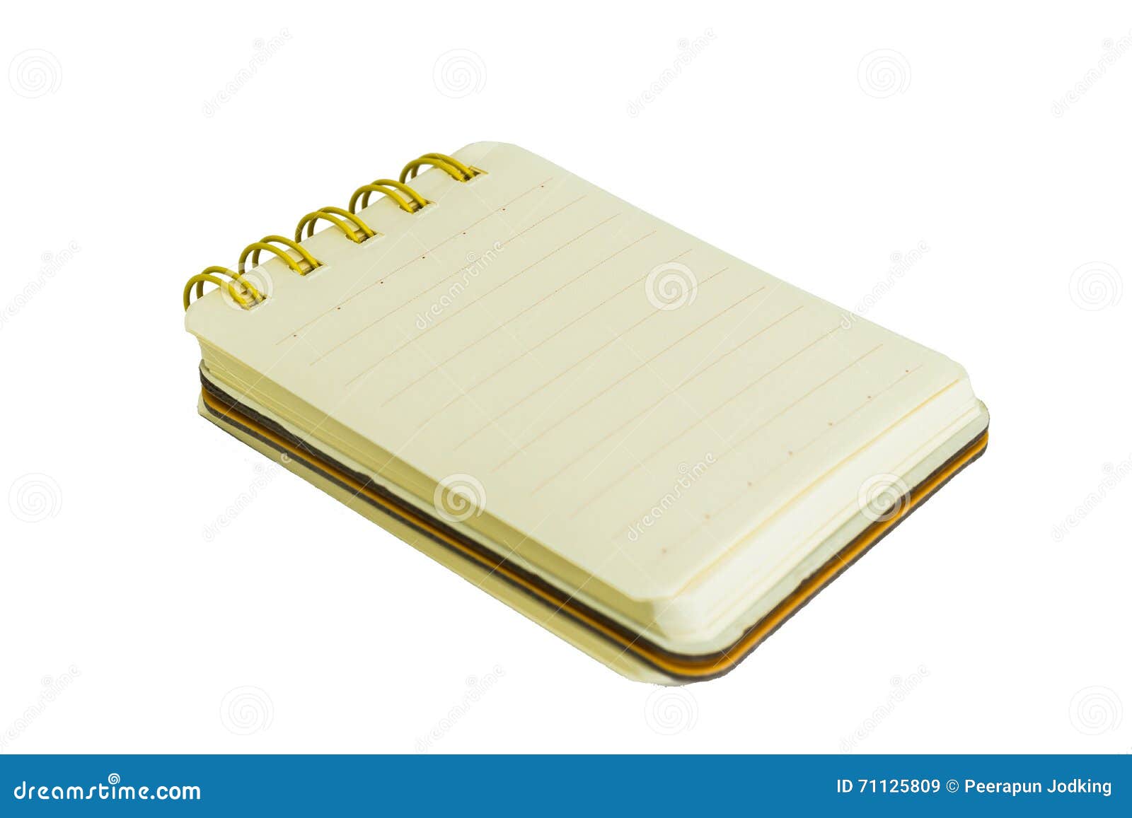 Notepad Isolated On White Background Stock Image Image of notebook