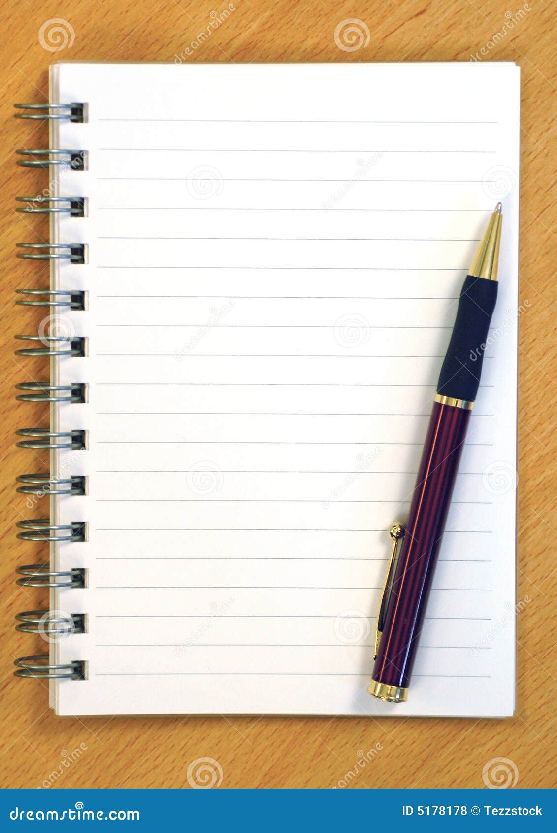 Notepad And Pen Royalty Free Stock Photos - Image: 5178178