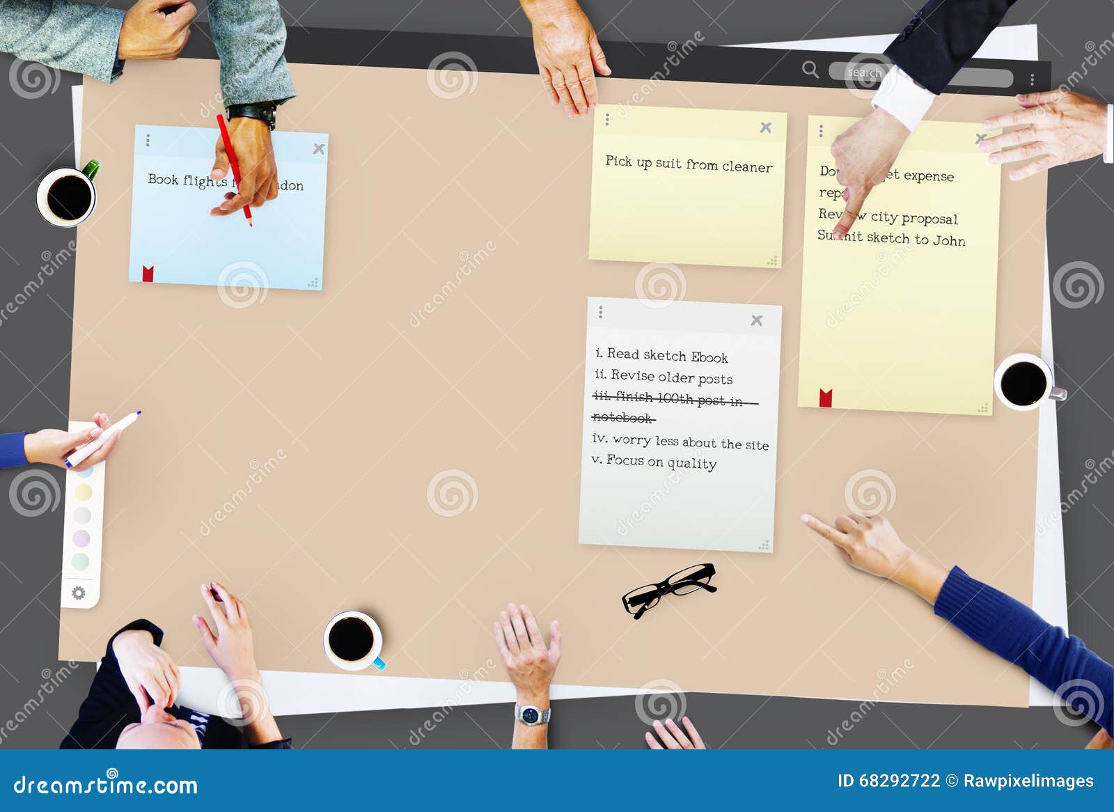 Notepad Reminder Remember List Planning Concept Stock Photo Image of