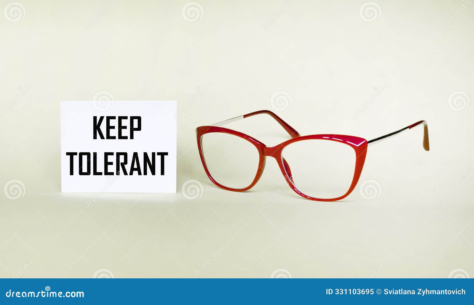 notepad with the text be tolerant. concept of tolerance, diversity, social and business teamwork