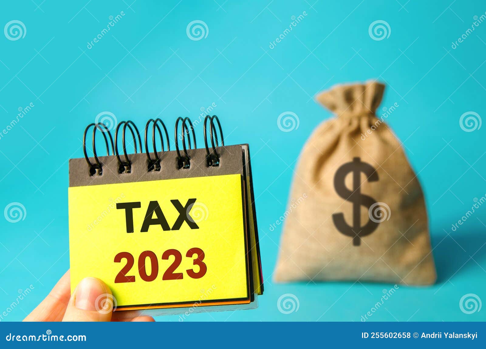 Notes Avec Taxes Verbales 2023 Et Sac Argent. Le Concept De Paiement Du