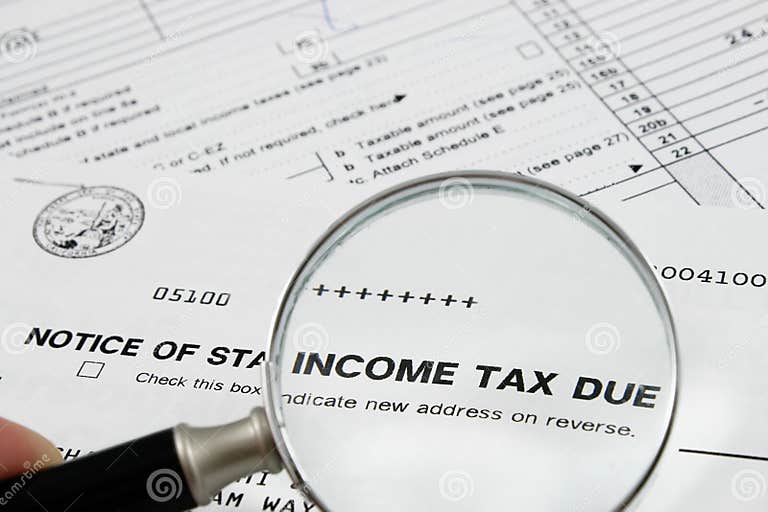 Notice of State Tax Due Stock Image Image of deadline, state