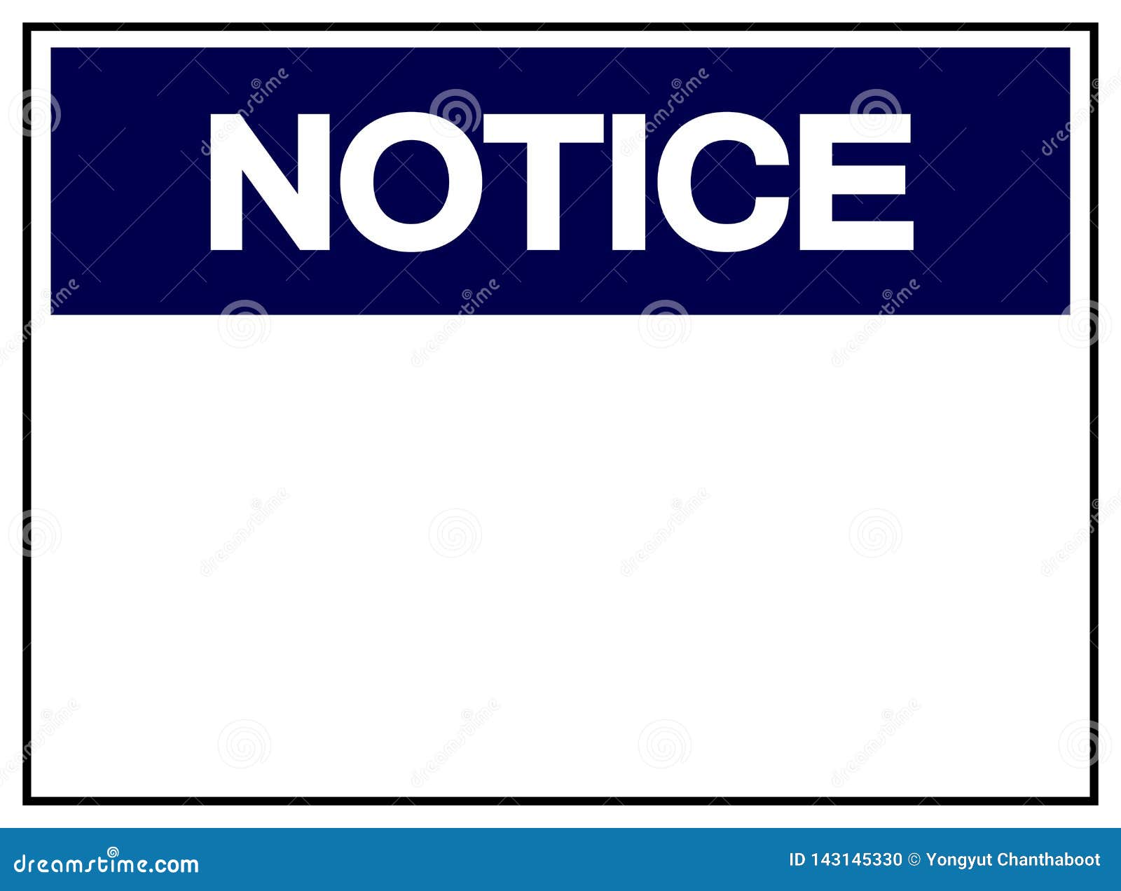 Notice Sign Template Hamle Rsd7 Org