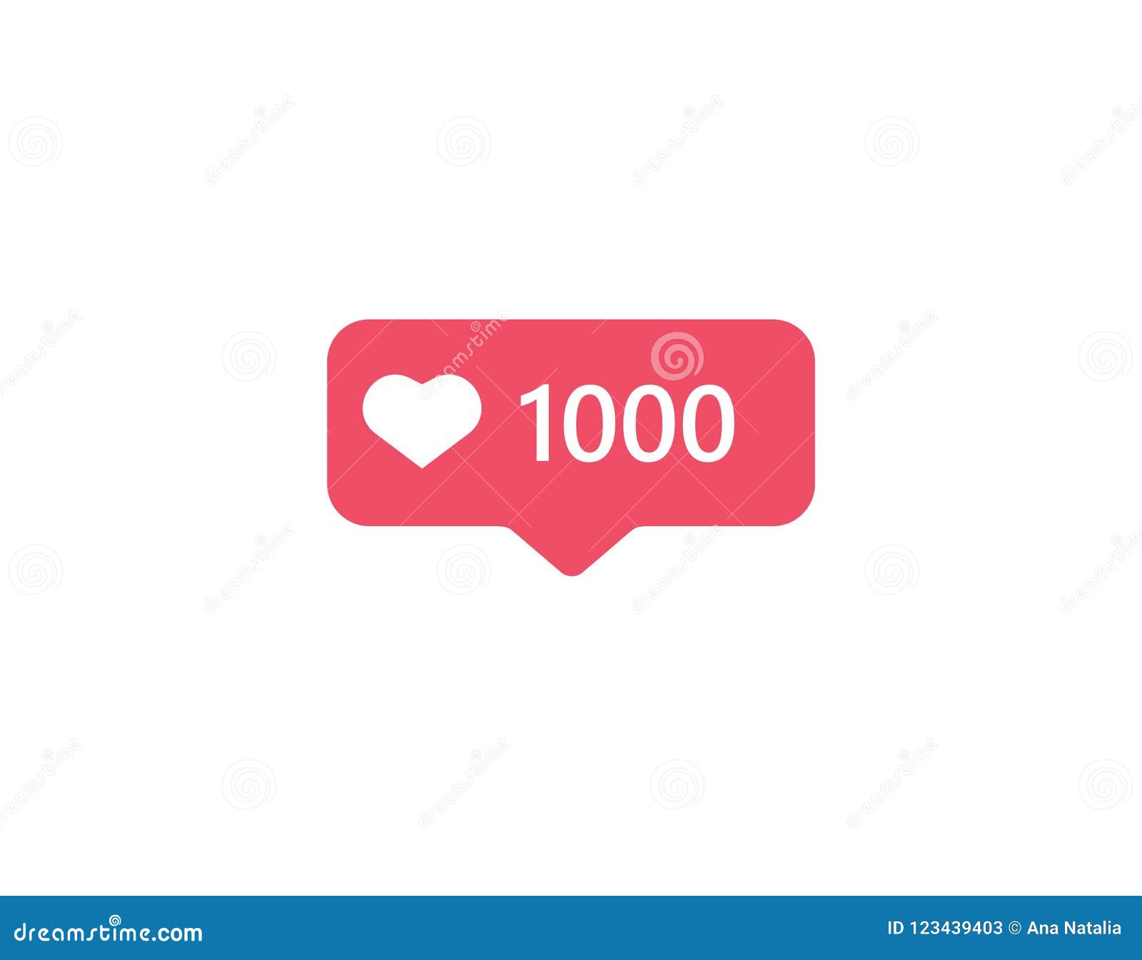 Notification Icon Instagram. 1000 Follower Like Instagram Ui, App