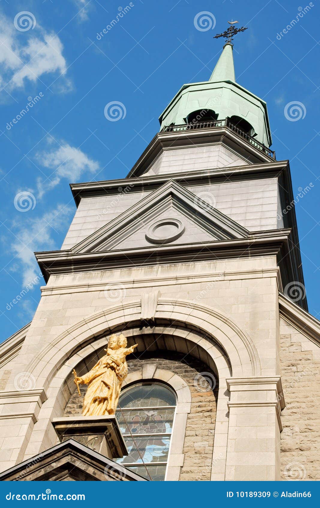 Notre Dame De Bonsecours Chapel Stock Image Image of notre, quebec 10189309