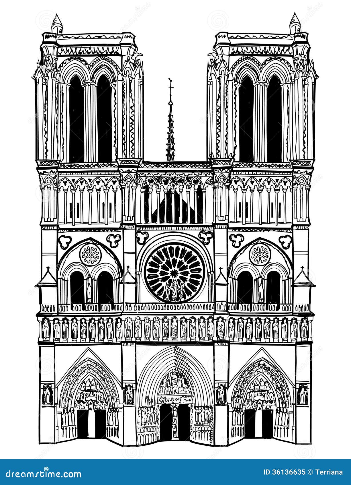 Drawing Notre Dame De Paris  Mr Deep  YouTube