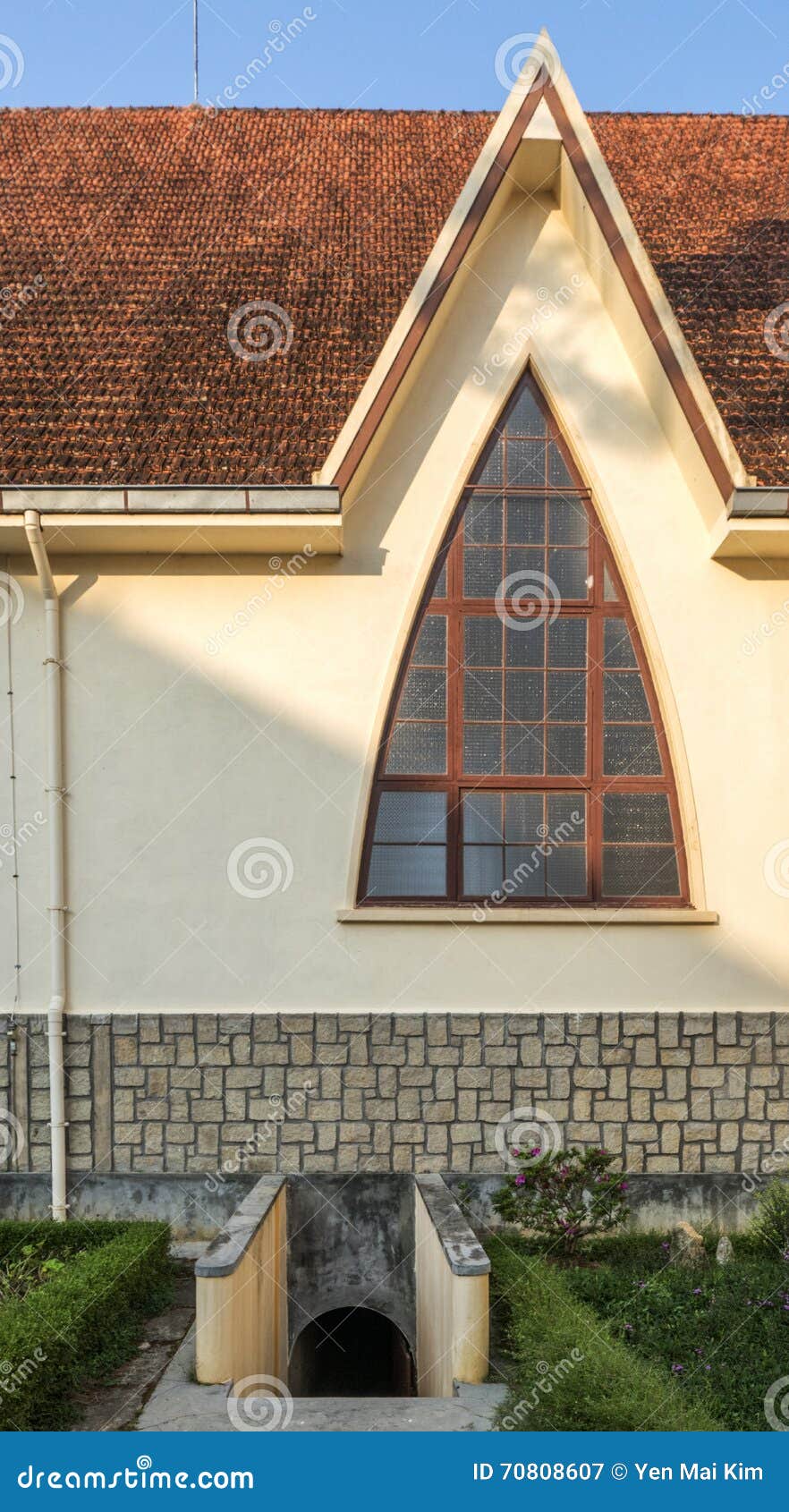 Notre Dame Du Langbianor Couvent Des Oiseaux学校 图库摄影片 图片 包括有 å»ºç