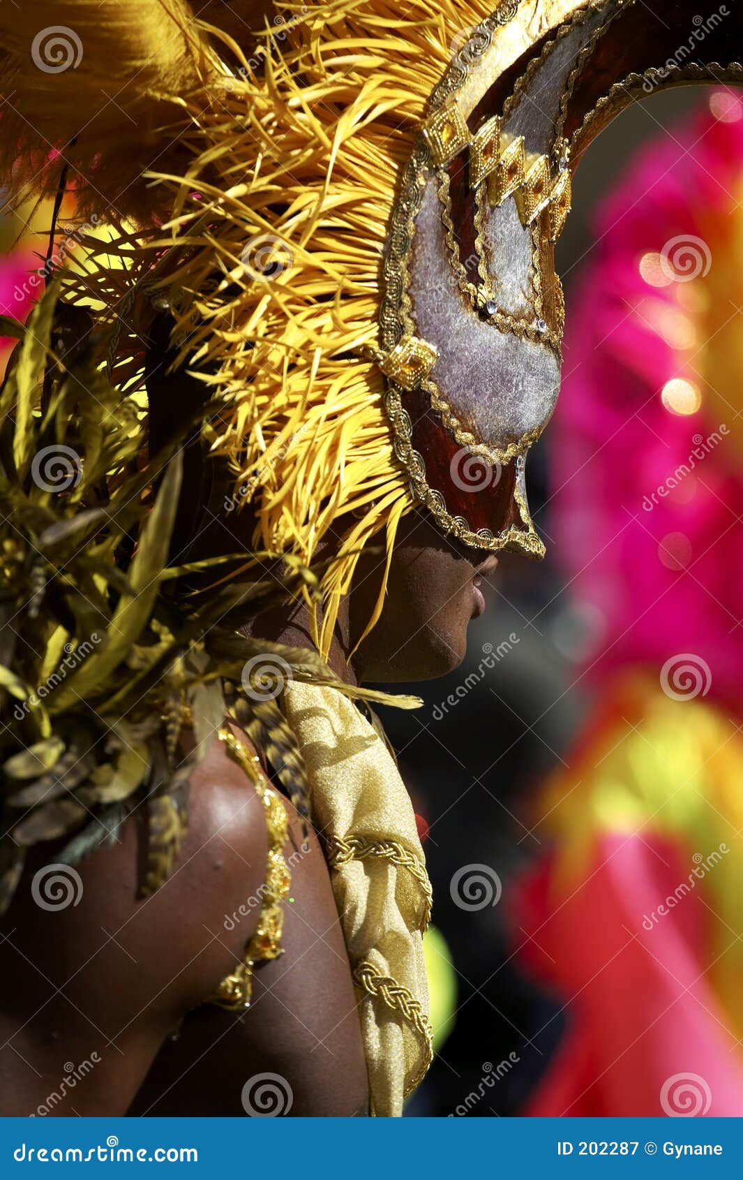 Nottinghill för karnevaldräktlondon man