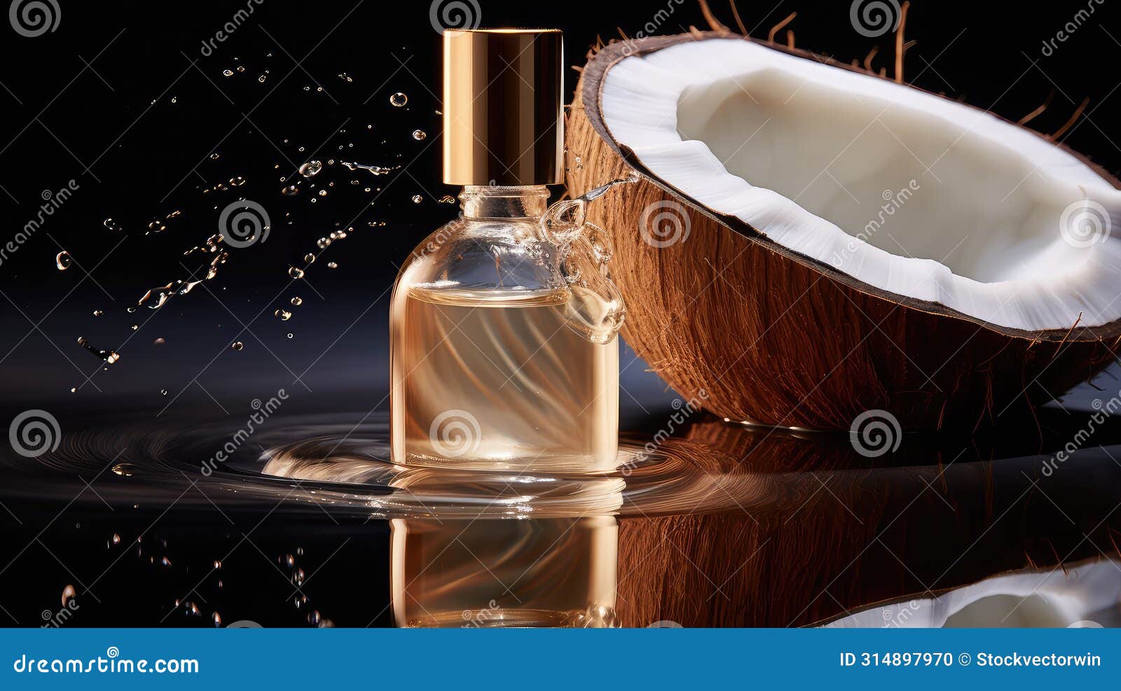 nourishment coconut oil liquid