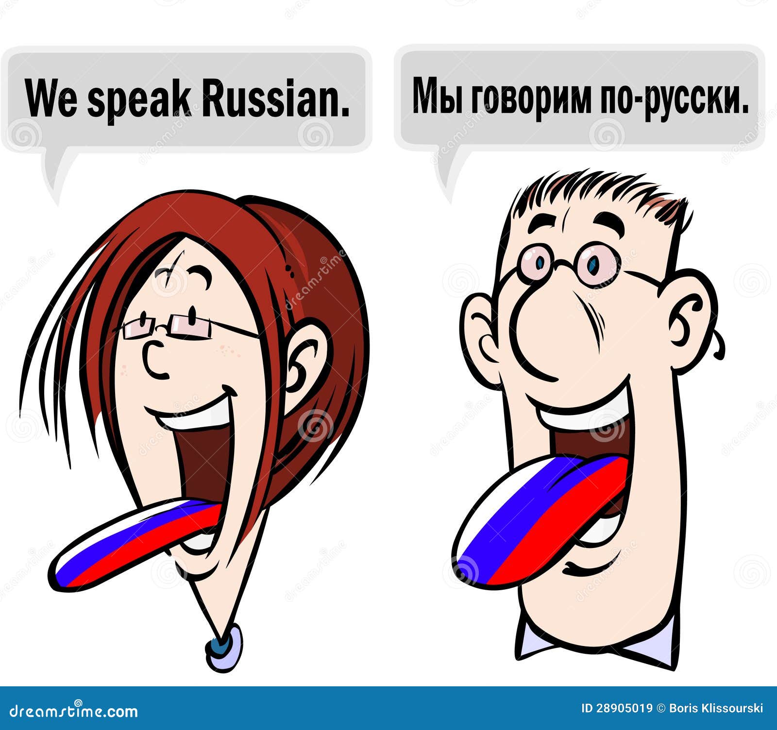 He speak russian