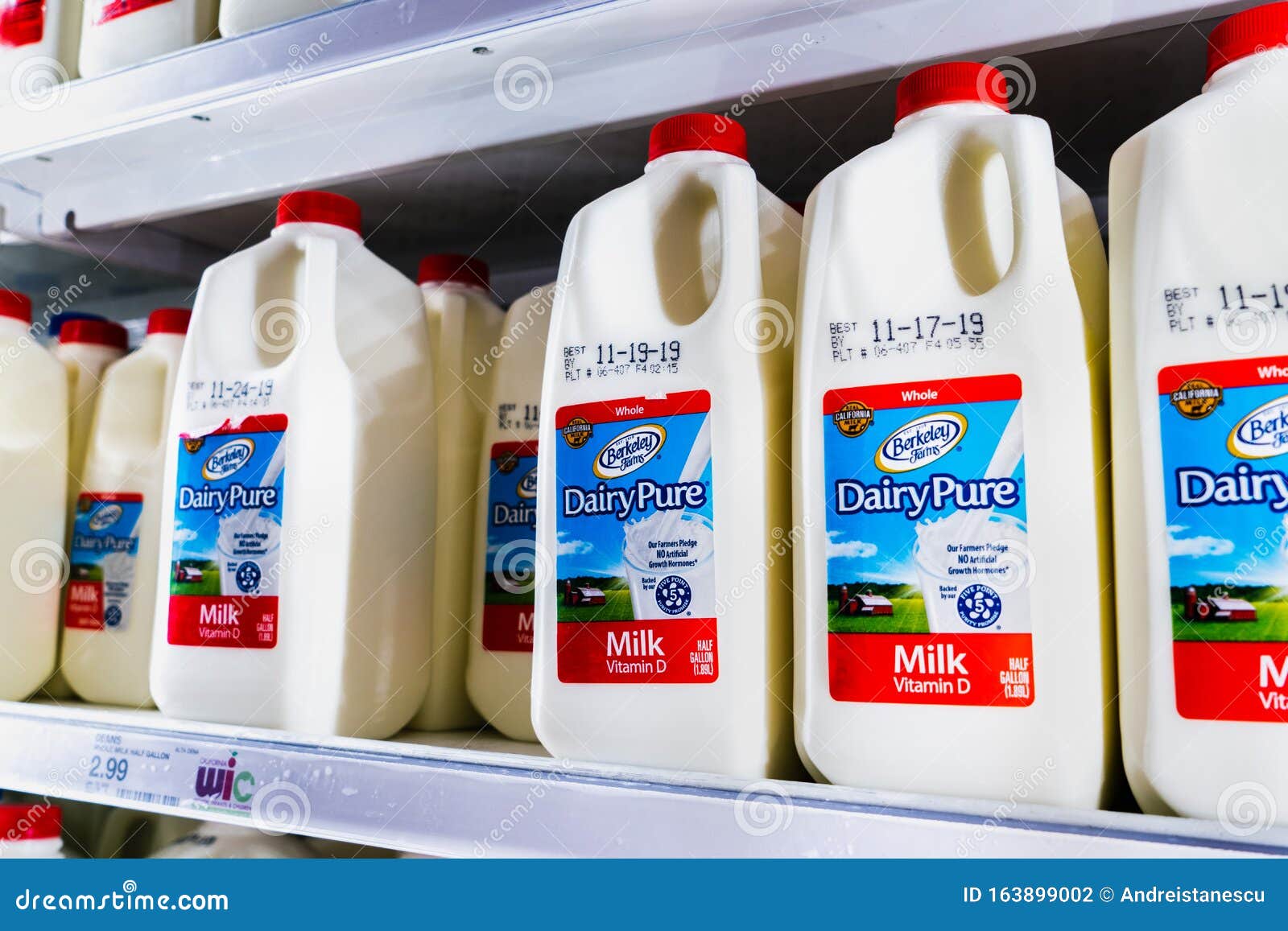 Nov 12 2019 Sunnyvale Ca Usa Dairypure Milk On Shelves In A