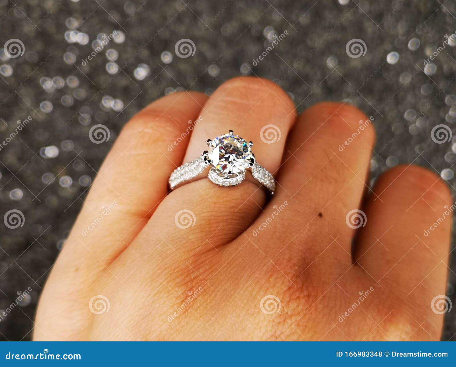 nova carat synthetic diamond ring