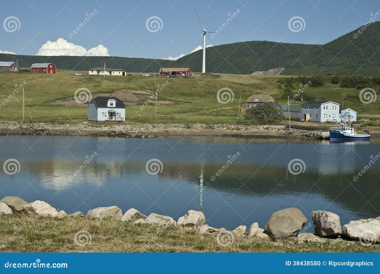 Nova Scotia Waterfront foto de archivo. Imagen de escocia 38438580
