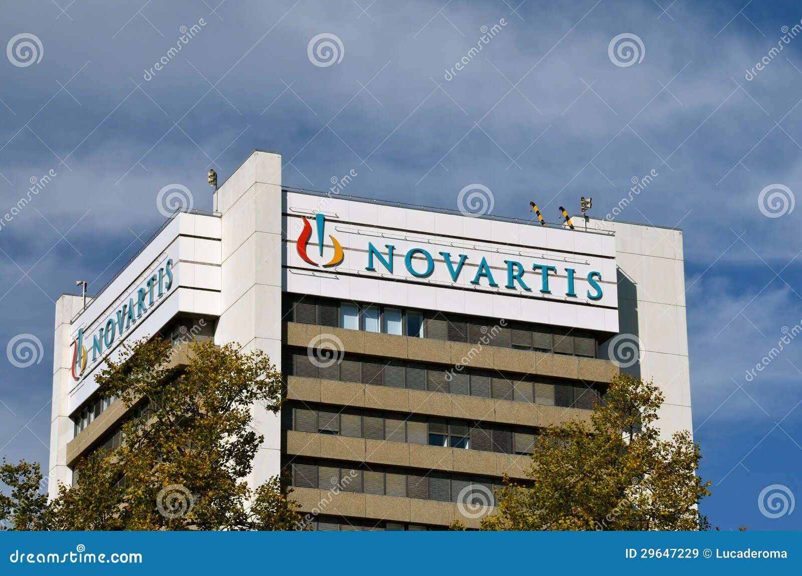 Novartis Headquarters in Basel, Switzerland Editorial Stock Image