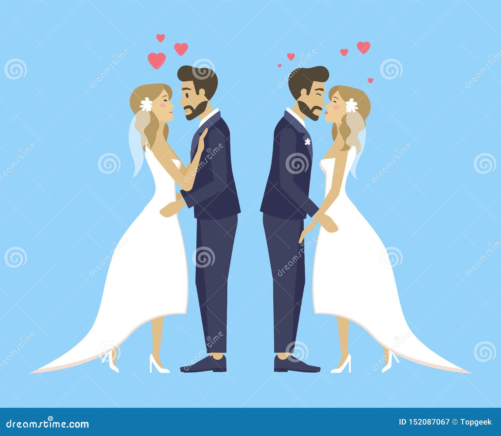 Novia Y Novio Kissing Y Abrazo De La Boda Doble Ilustración del Vector - Ilustración de oferta, ceremonia: 152087067 Novia Y Novio Kissing Y Abrazo De La Boda Doble Ilustración del Vector - Ilustración de oferta, ceremonia: 152087067