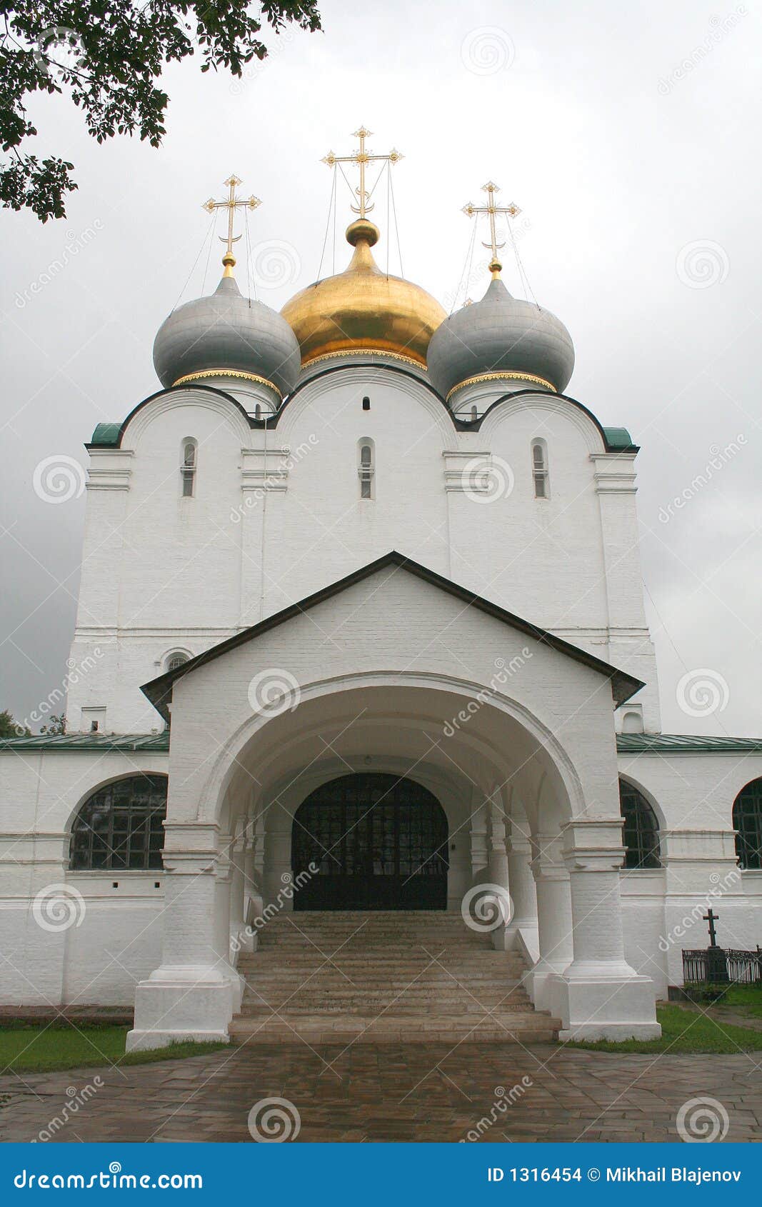 Novodevichy kloster 7. Novodevichy smolensky för domkyrkaklosteringång