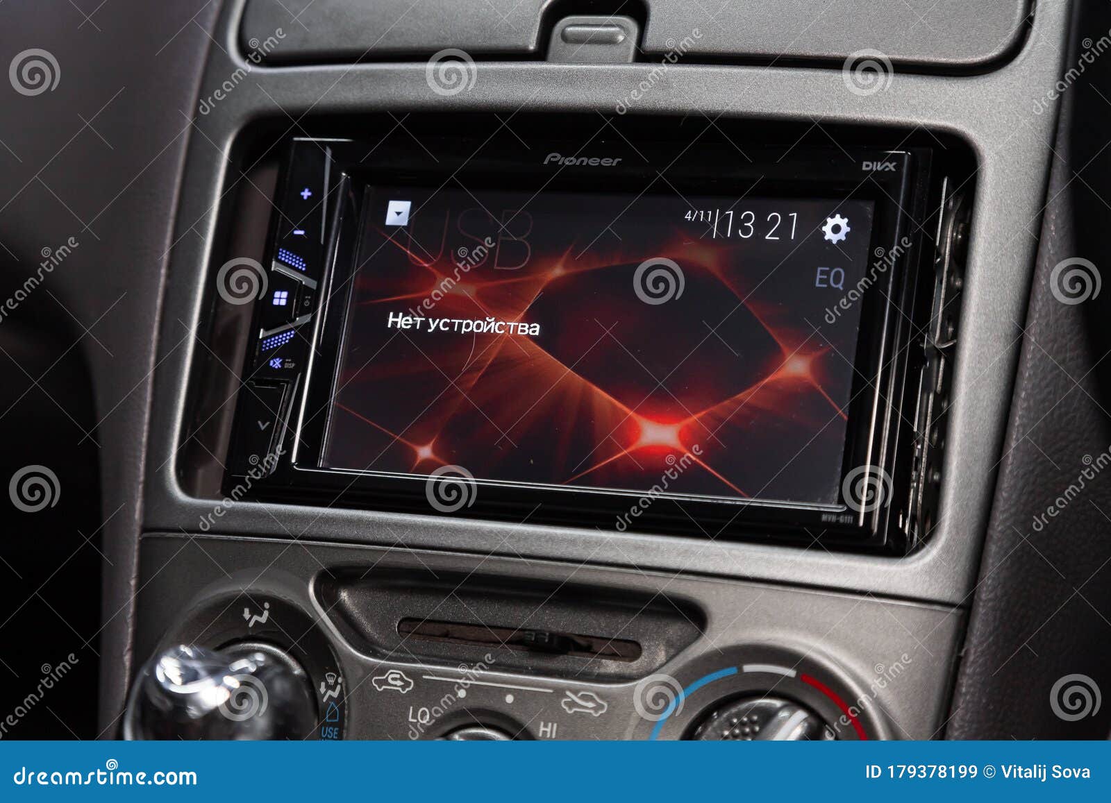 Car Radio Pioneer 1din In The Dashboard Vehicle Audio System Stock Photo -  Download Image Now - iStock