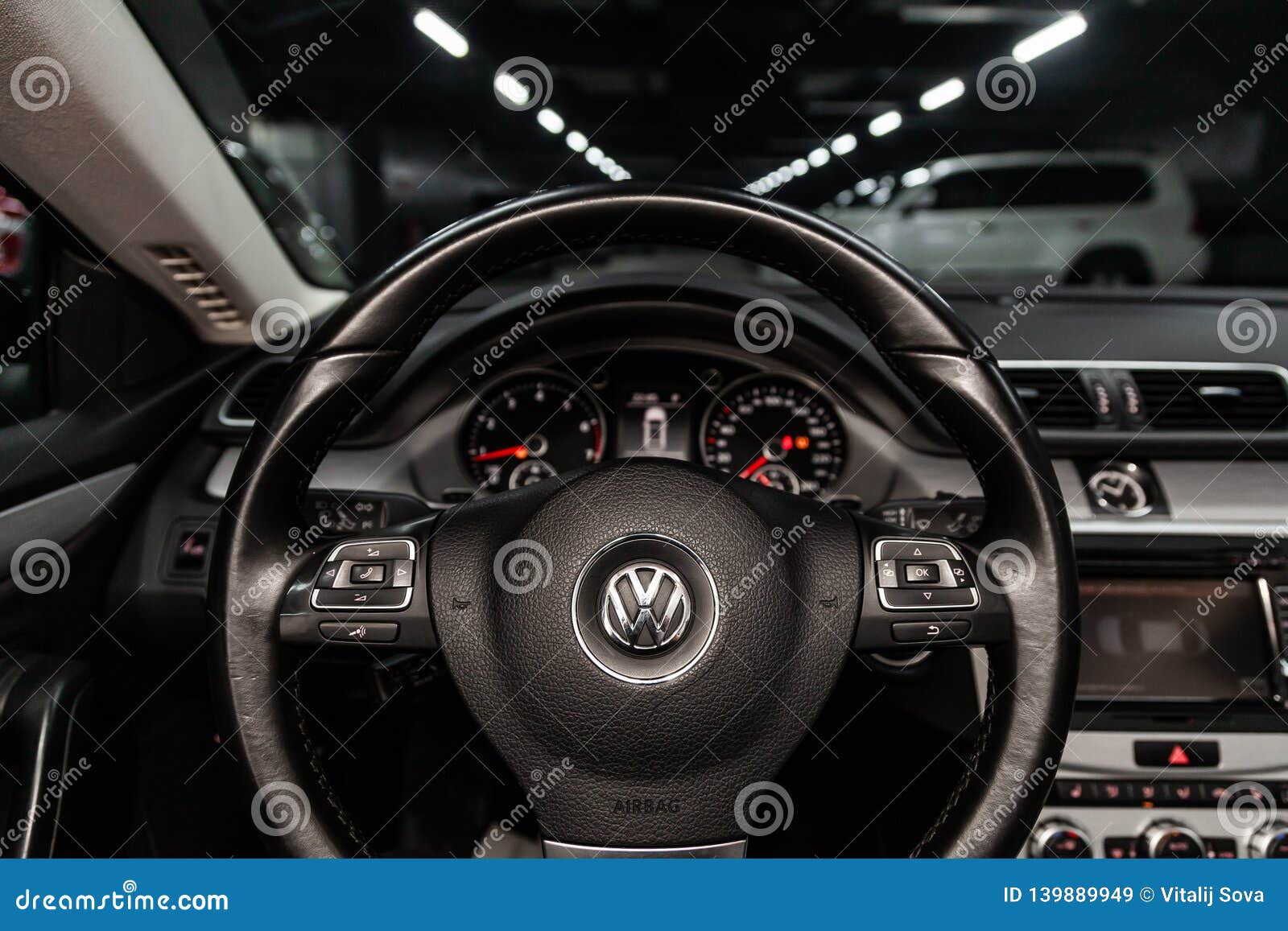 Novosibirsk Russia February 19 2019 Volkswagen Passat