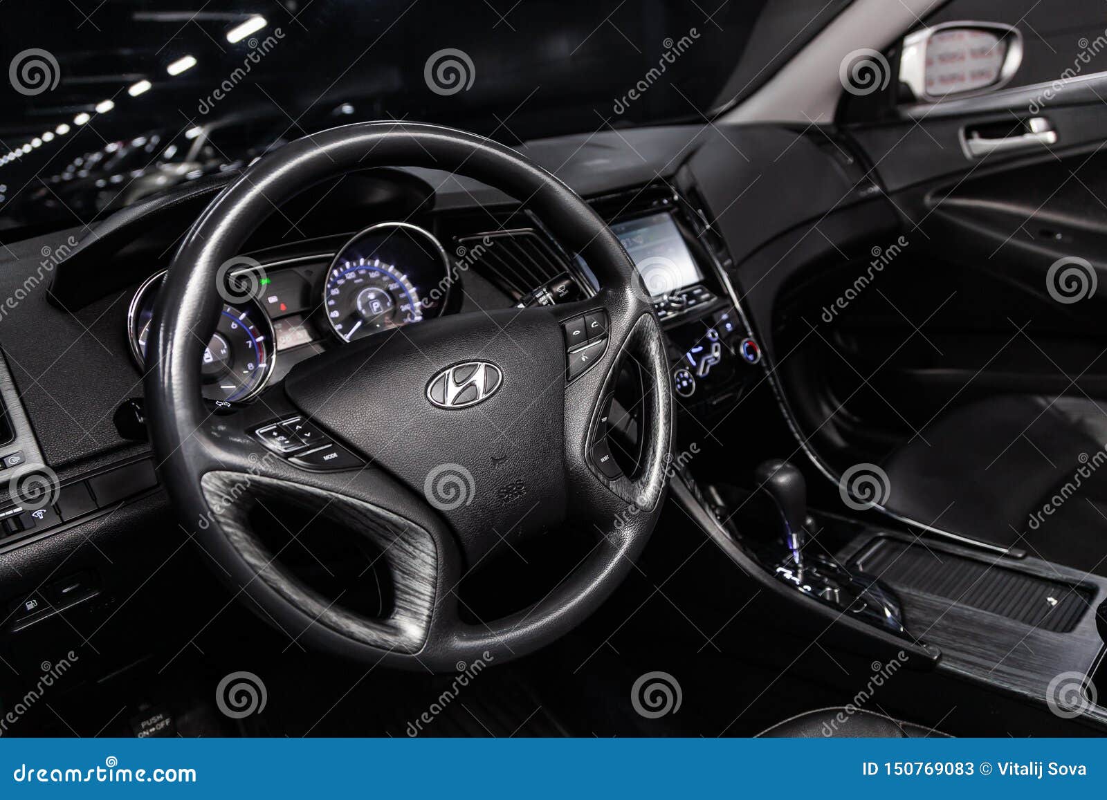 Novosibirsk Russia June 14 2019 Hyundai Sonata Editorial