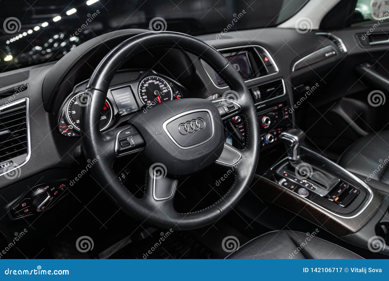 Novosibirsk Russia March 15 2019 Audi Q5 Editorial