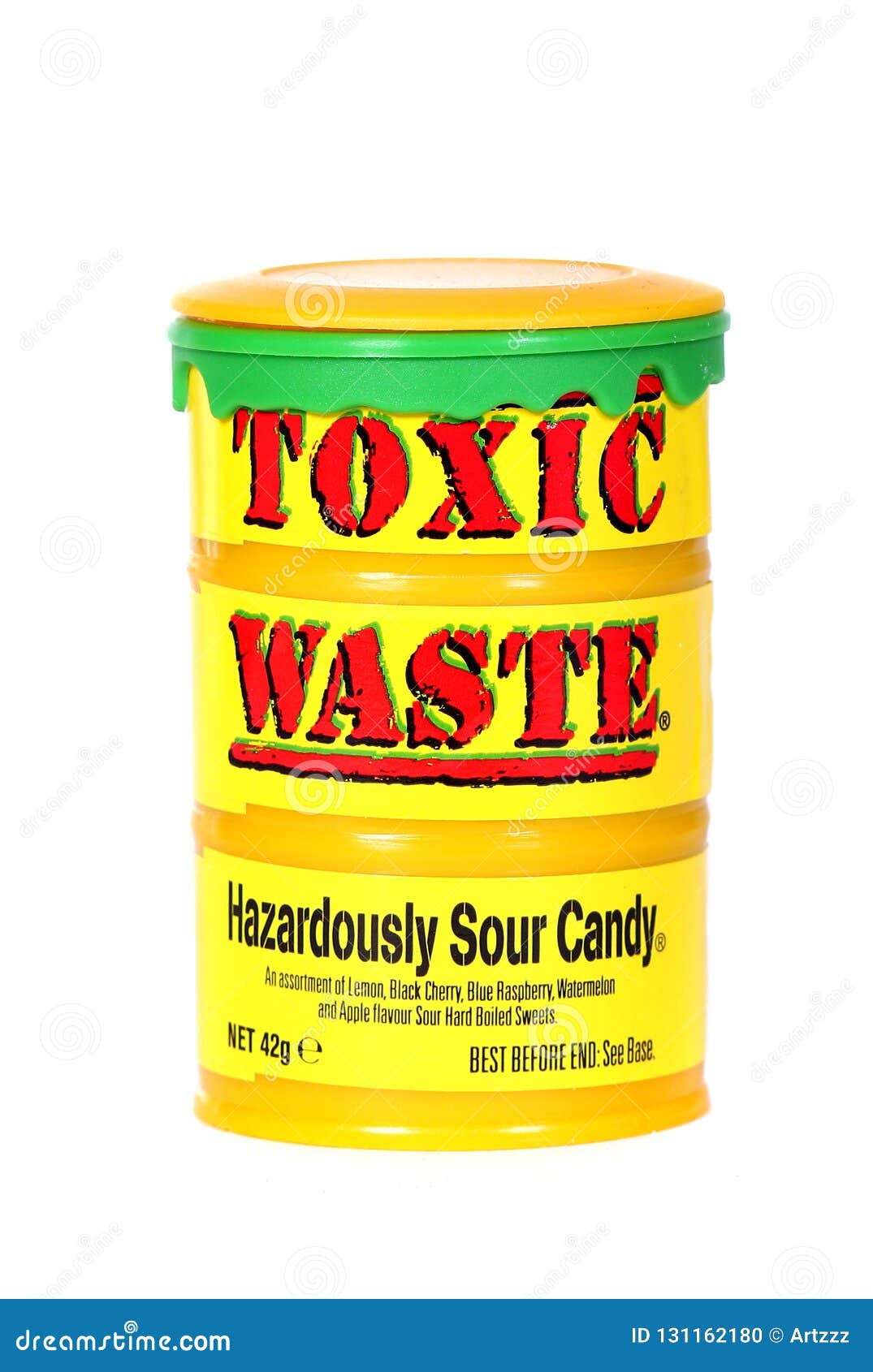 Toxic Waste Yellow Sour Candy Drum 42 g