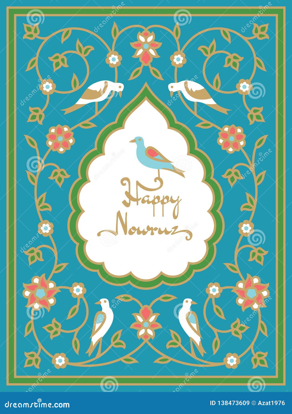 nowruz greeting card