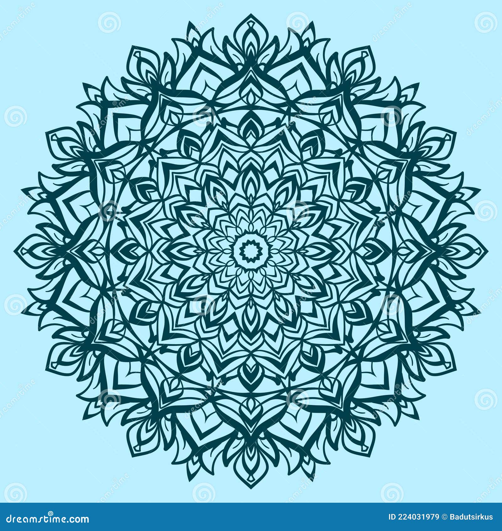 Nozioni Di Arte Di Mandala Astratta Con Il Design Vettoriale Per  Decorazioni Di Colori Morbide E Giovanili Illustrazione Vettoriale -  Illustrazione di ornamento, decorazione: 224031979