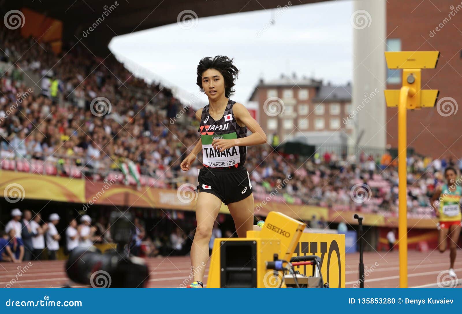 Nozomi Tanaka From Japan Win Gold In The 3000 Metres Final At The Iaaf World U Championships In Editorial Image Image Of Champions Championships