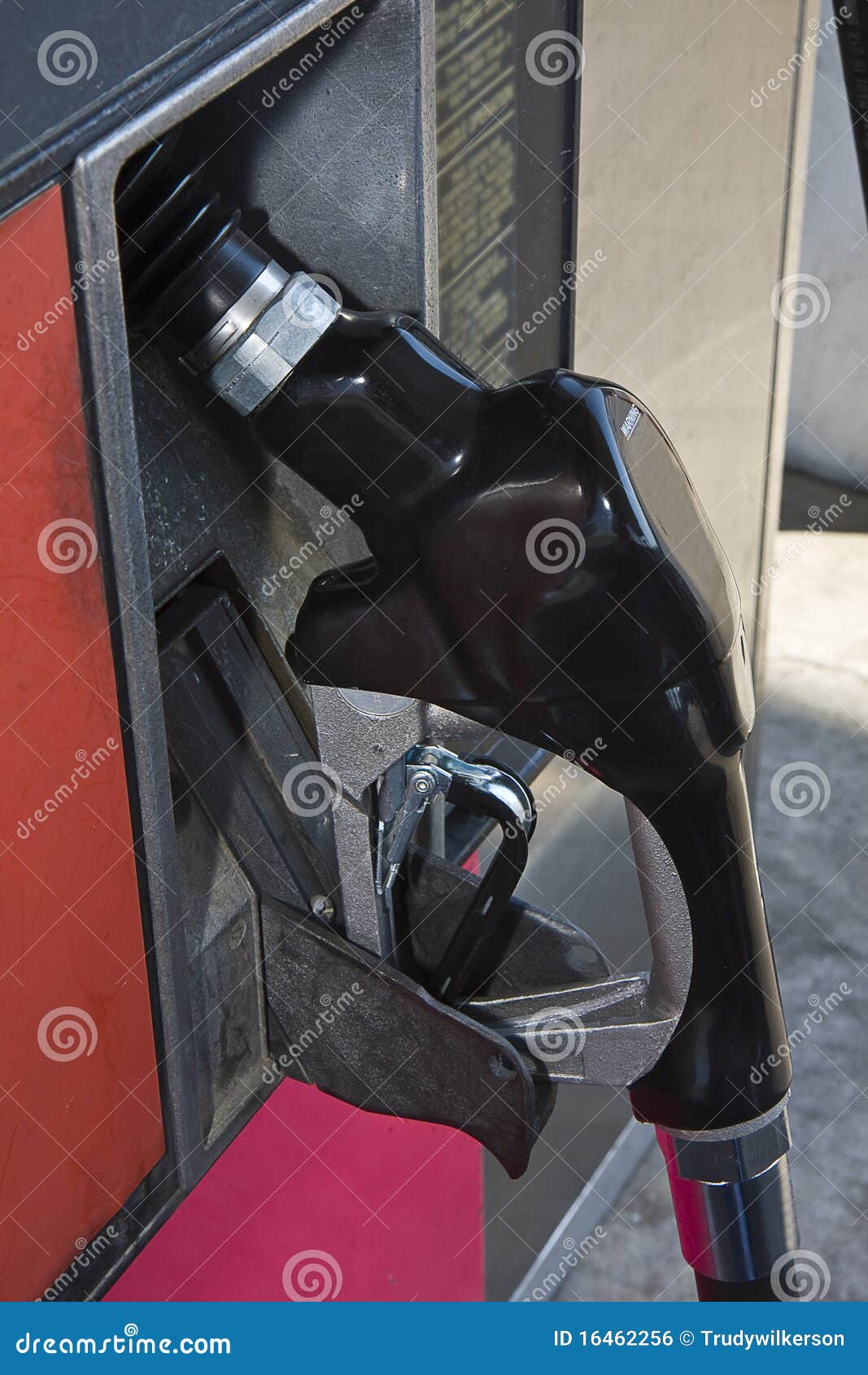 Nozzle in Cradle stock photo. Image of holding, black 16462256