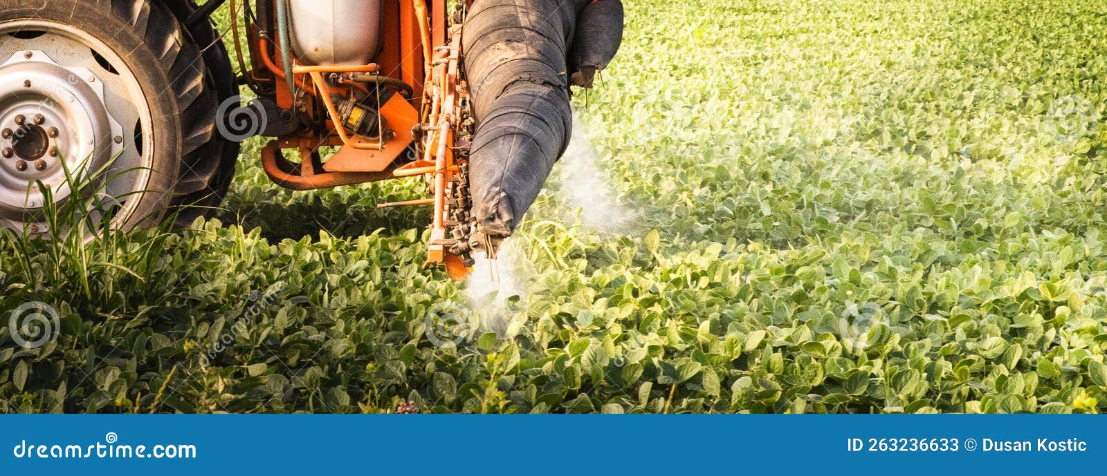 Nozzle of the Tractor Sprinklers Stock Image Image of crop, farming