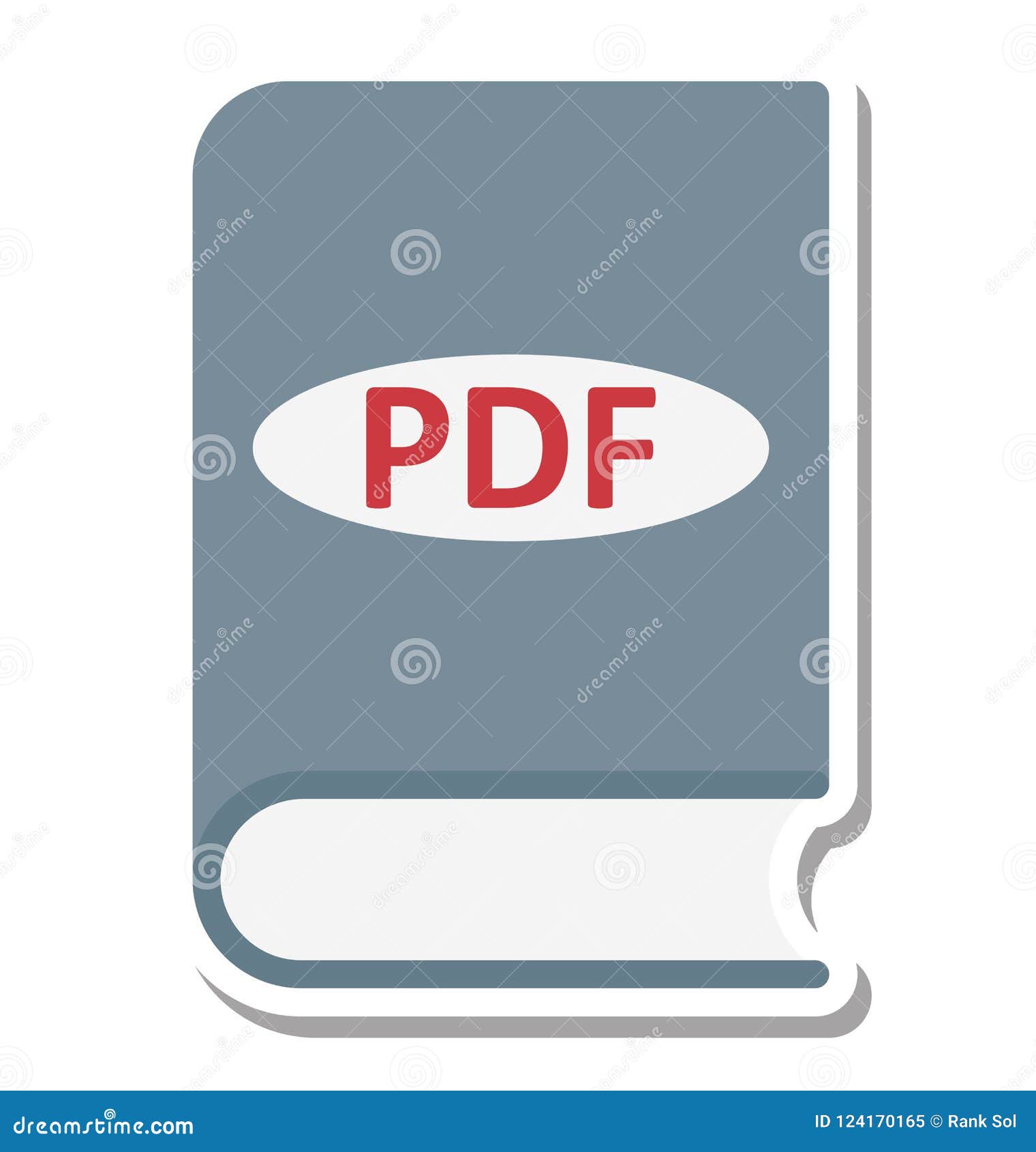 pdf book   icon editable