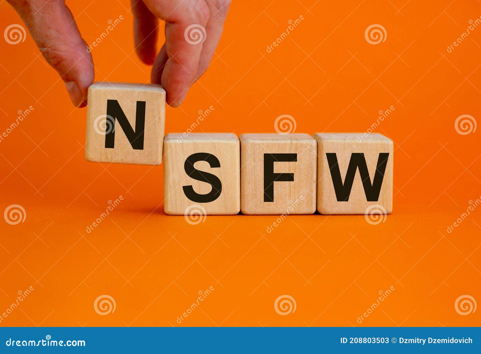 Nfsw is Internet Slang for Not Safe for Work Stock Image - Image of  copyspace, nsfw: 124193875