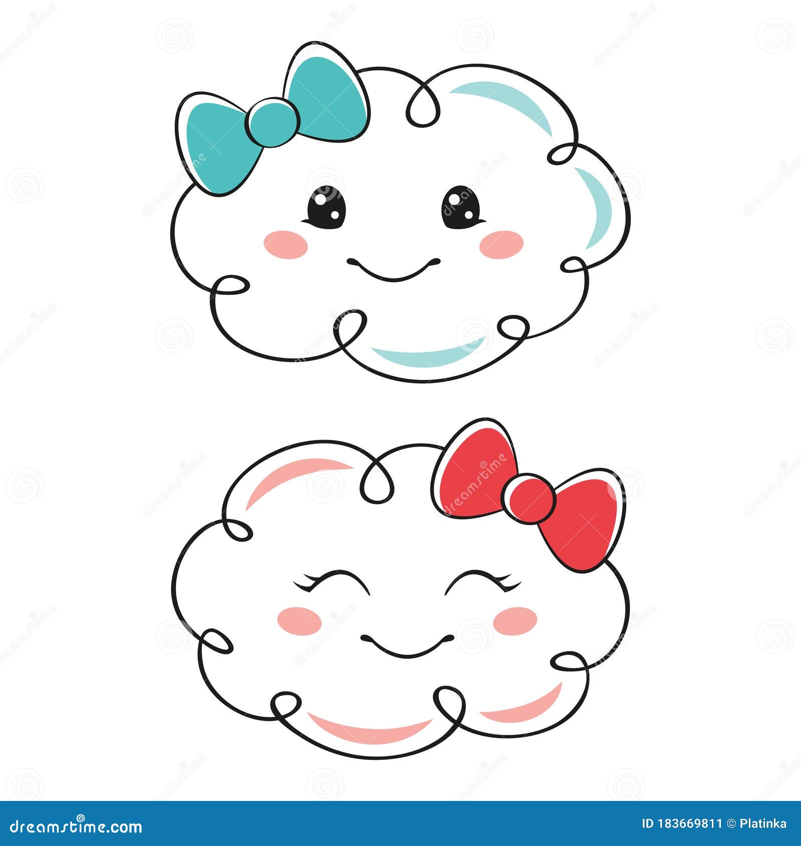 Nubes Adorables De Dibujos Animados Ilustración del Vector - Ilustración de vivero, lindo: 183669811 Nubes Adorables De Dibujos Animados Ilustración del Vector - Ilustración de vivero, lindo: 183669811