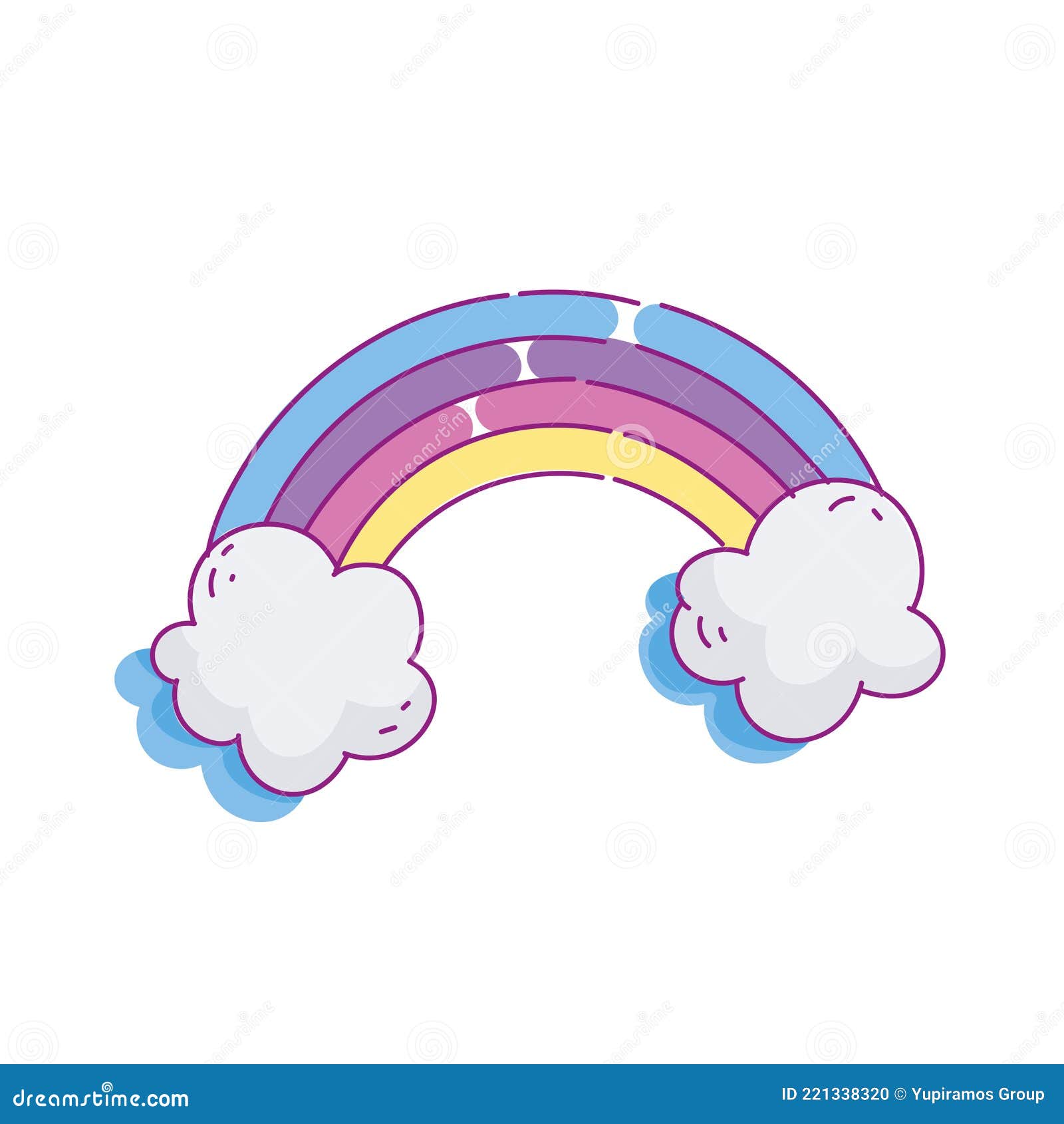 Nubes arco iris lindas stock de ilustración. Ilustración de travieso - 221338320 Nubes arco iris lindas stock de ilustración. Ilustración de travieso - 221338320