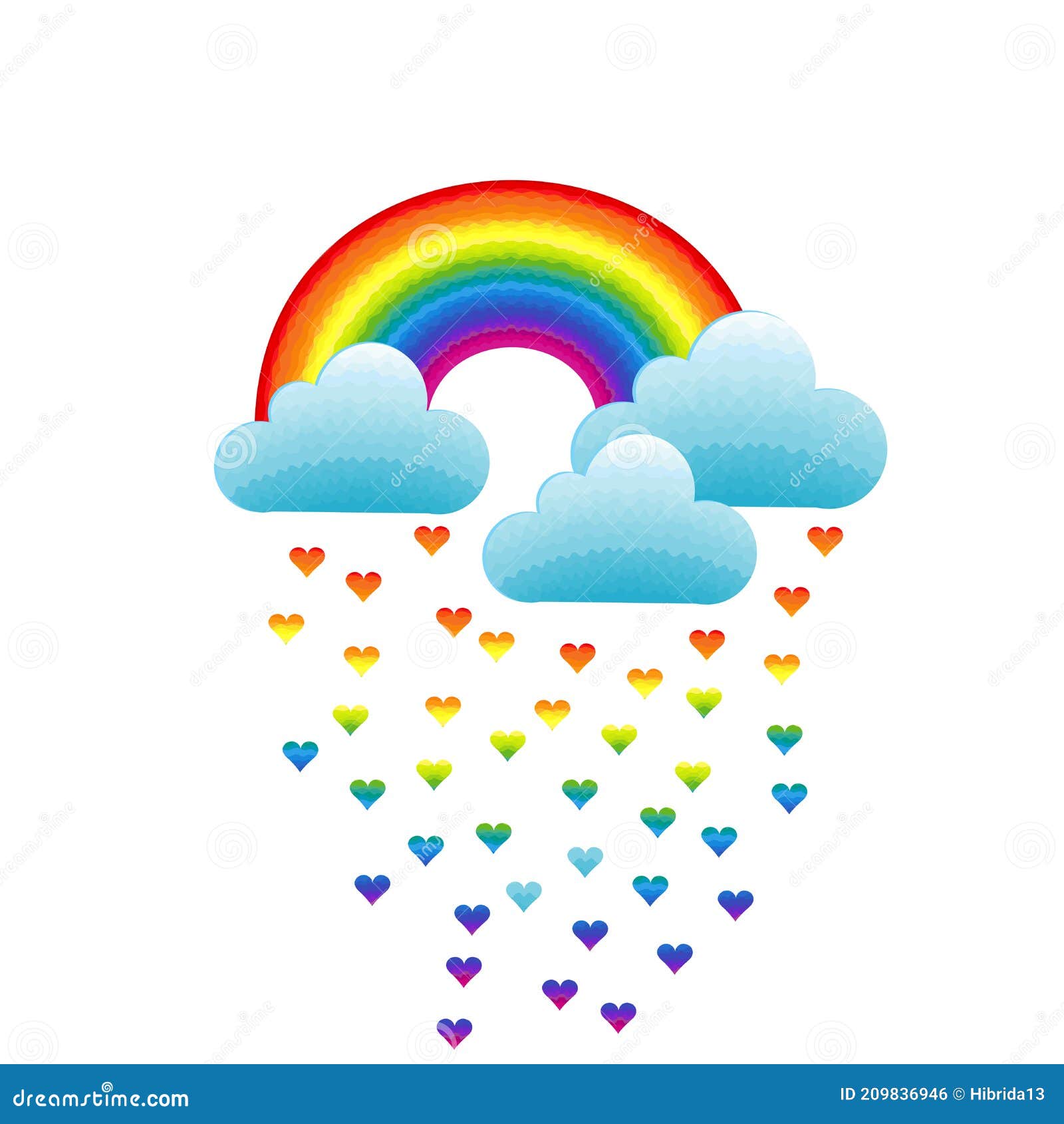 Sigue tu arco iris duvet cover set Colorido Gotas De Lluvia-Individual & Doble