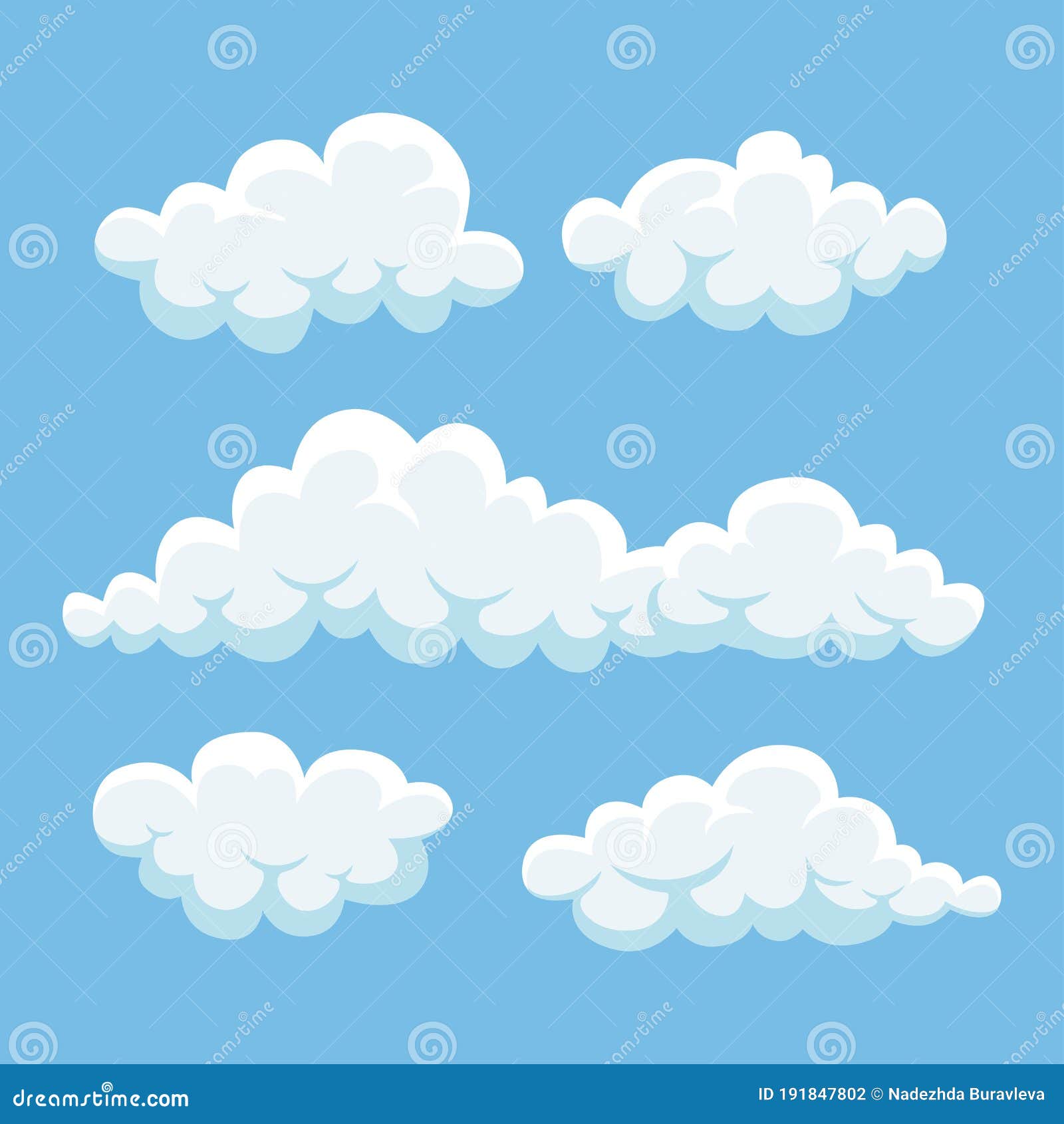 Nubes De Dibujos Animados En Cielo Azul. Paisaje Nublado Aislado En Segundo Plano. 7.º Valentía. Diseño Plano Vectorial Ilustración del Vector - Ilustración de contexto, forma: 191847802 Nubes De Dibujos Animados En Cielo Azul. Paisaje Nublado Aislado En Segundo Plano. 7.º Valentía. Diseño Plano Vectorial Ilustración del Vector - Ilustración de contexto, forma: 191847802