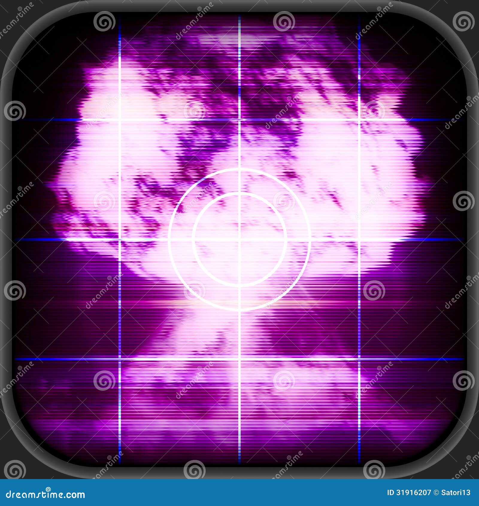 Nuclear alarm stock illustration. Illustration of radar 31916207