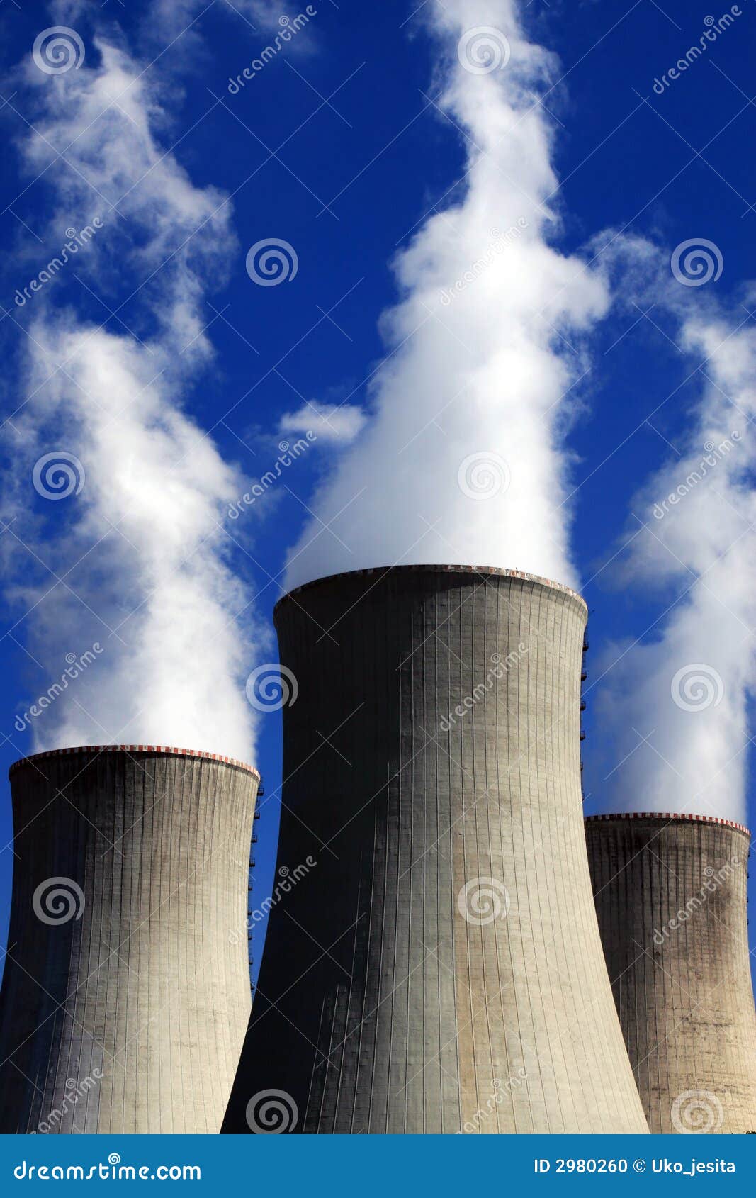 Nuclear power plant stock photo. Image of cooler, global 2980260