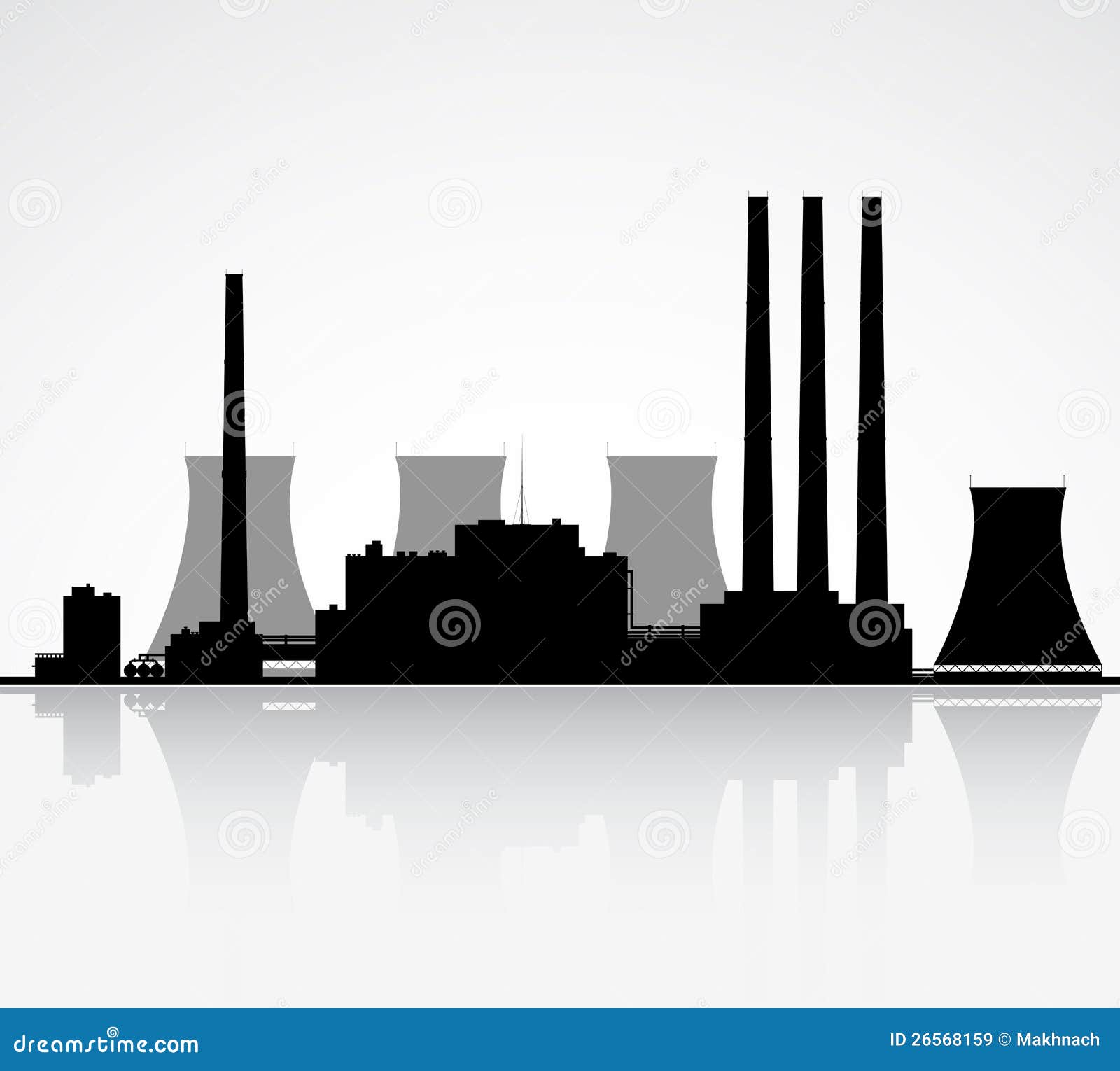 clipart of nuclear power plant - photo #34