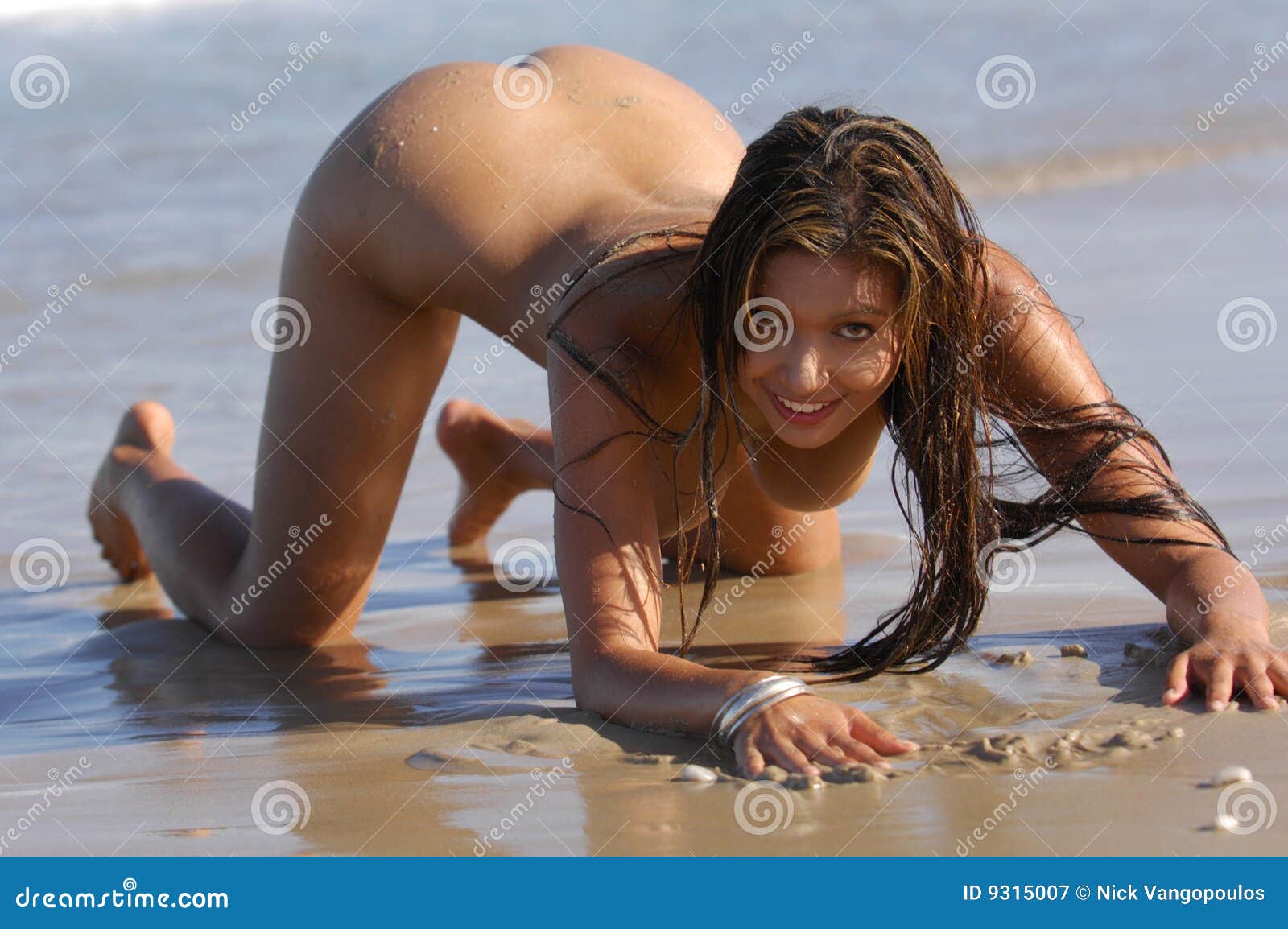 Females at nude beach