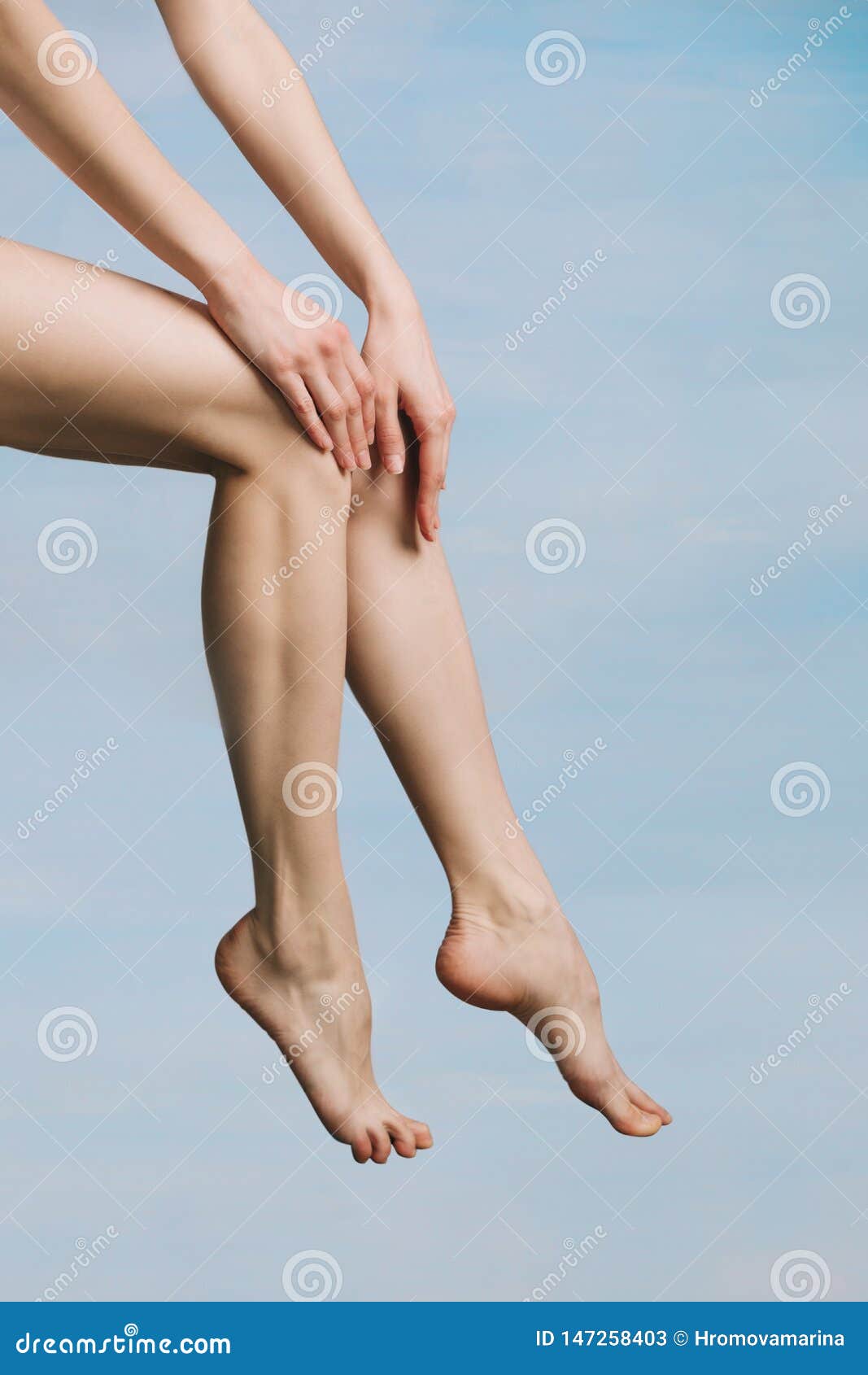Nude Female Legs